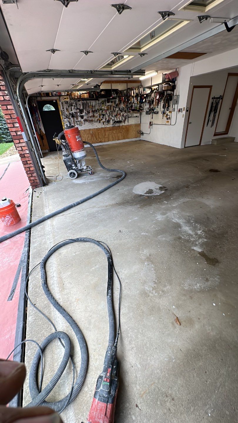 Garage + Porch Project in Pittsburgh by Floors in a Day, Inc