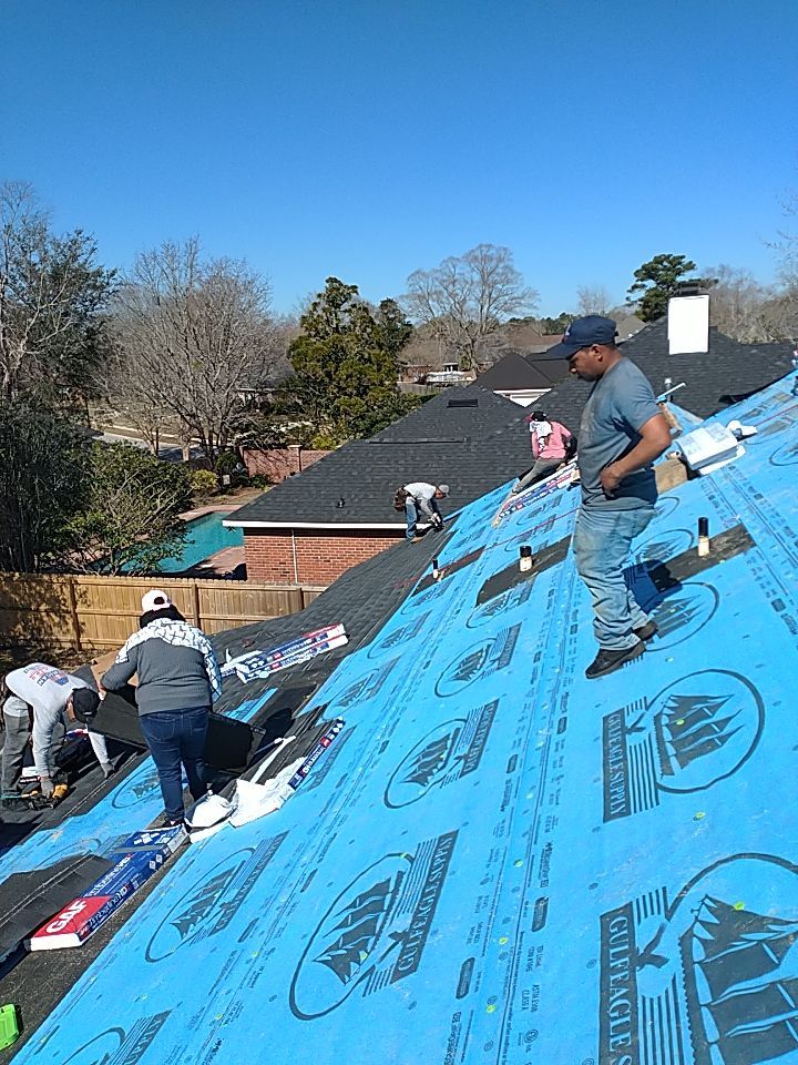 Residential Roofing Installation using Roof Replacement by American Roofing & Construction LLC