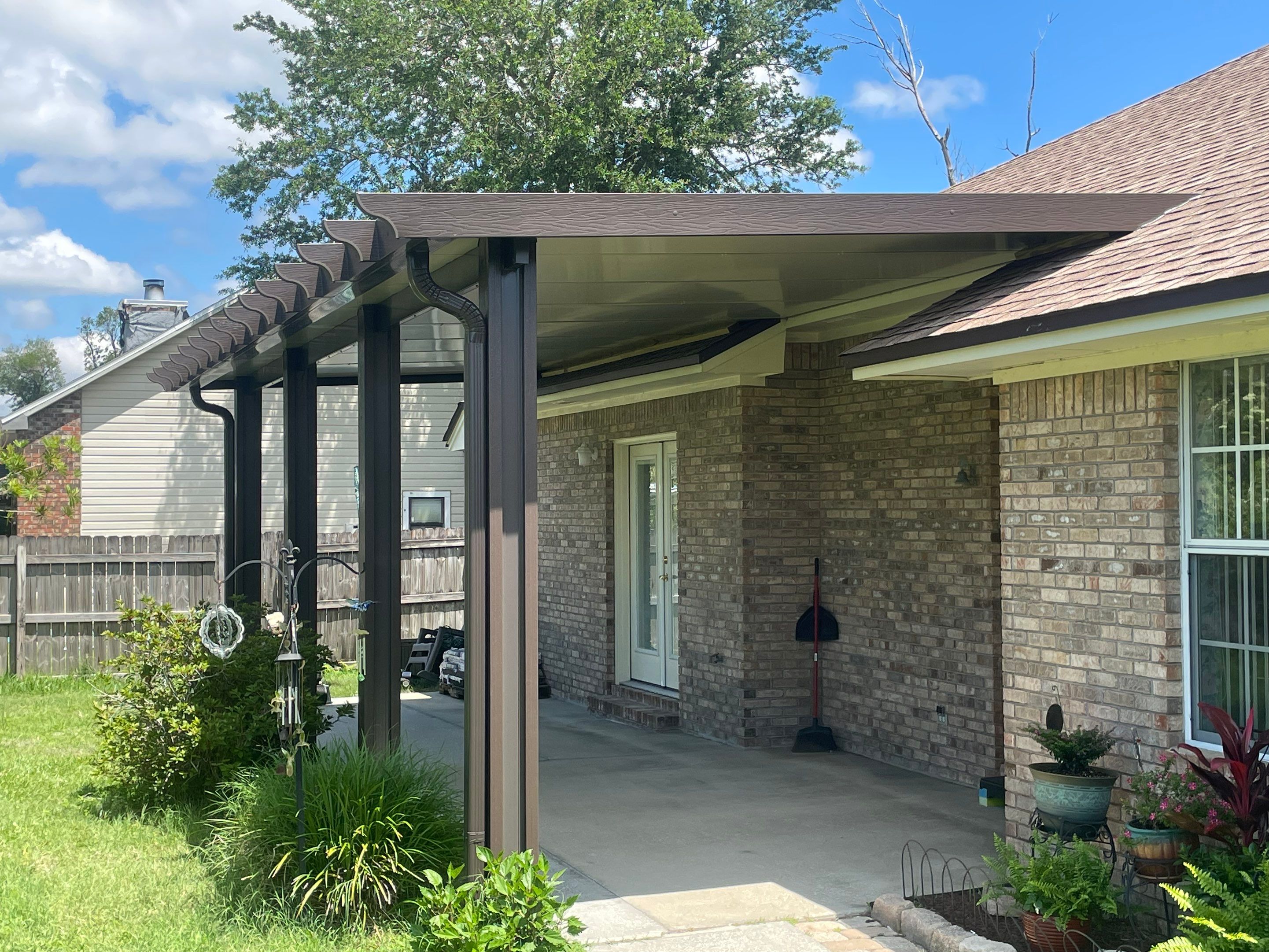 Patio Cover w/Pergola Wrap Package by Titan Sunrooms