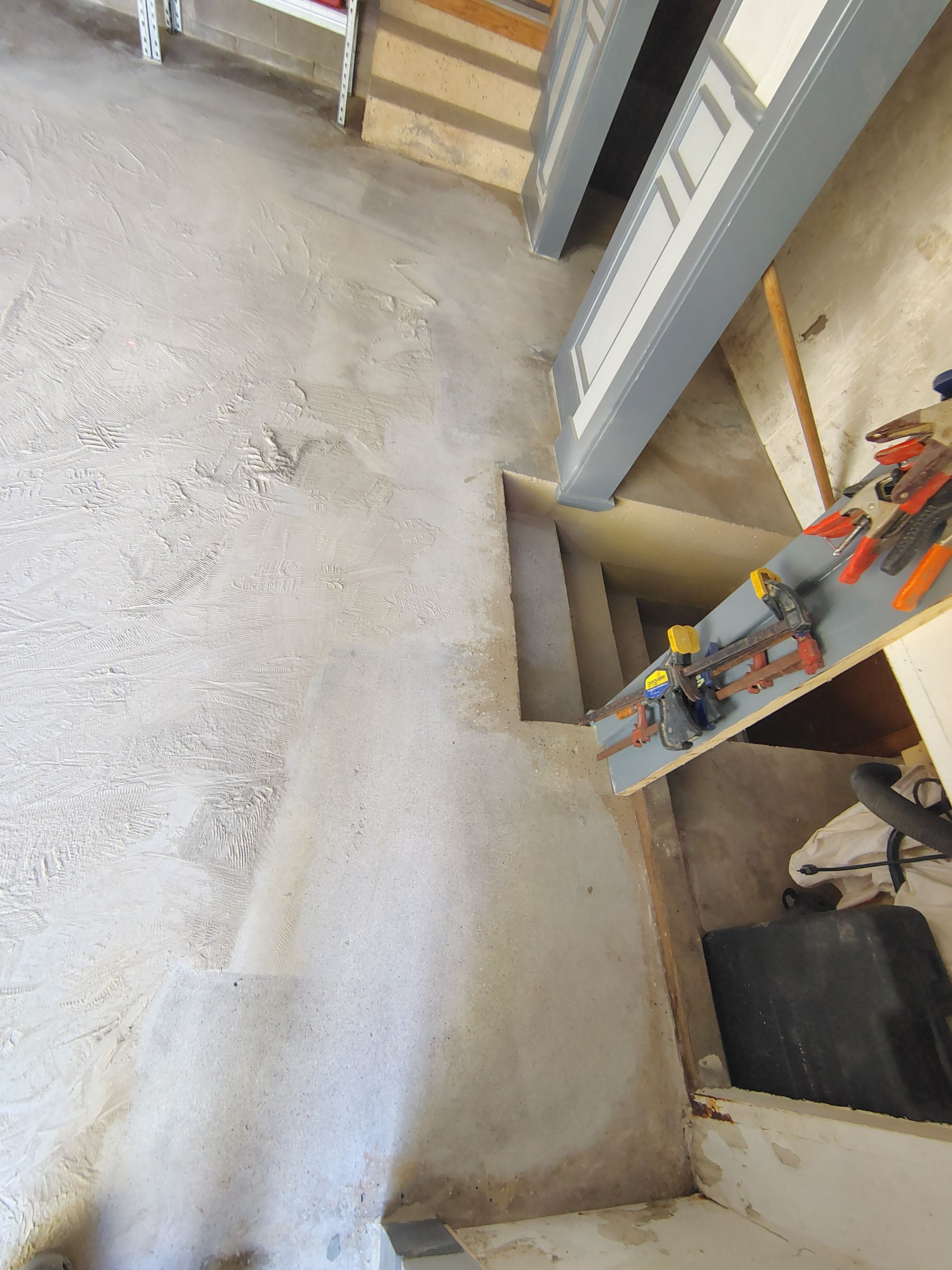 Nightfall Decorative Chip Garage Floor Coating in Luverne, Minnesota by Select Painting, Coatings & Garage Cabinets