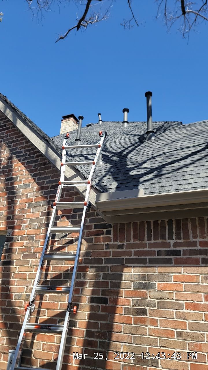Insurance Claim Roof and Gutters using Owens Corning - Duration- Estate Gray -New Gutters - Exterior paint by AJ's Reliable Services LLC