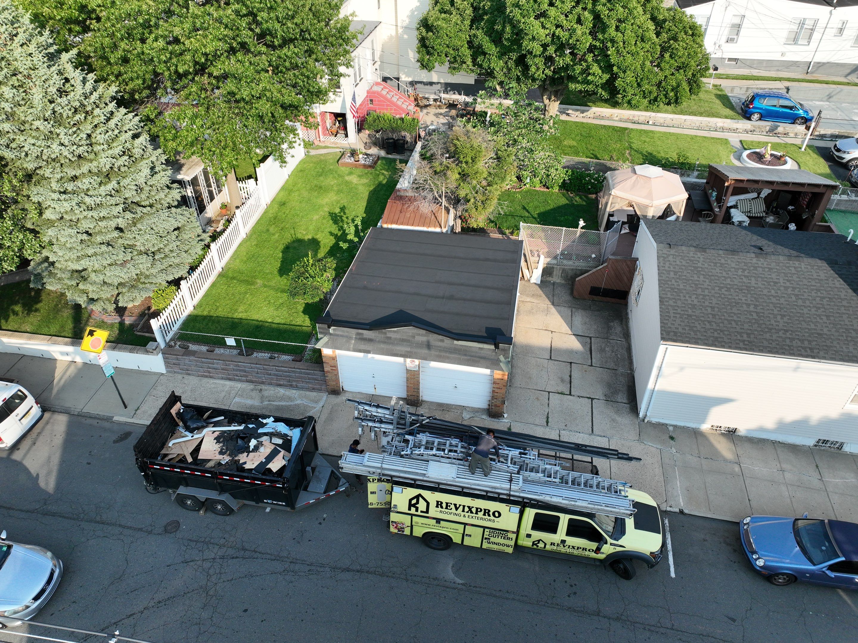 Flat Roof Membrane Installation and Decking Repair in North Bergen by REVIXPRO