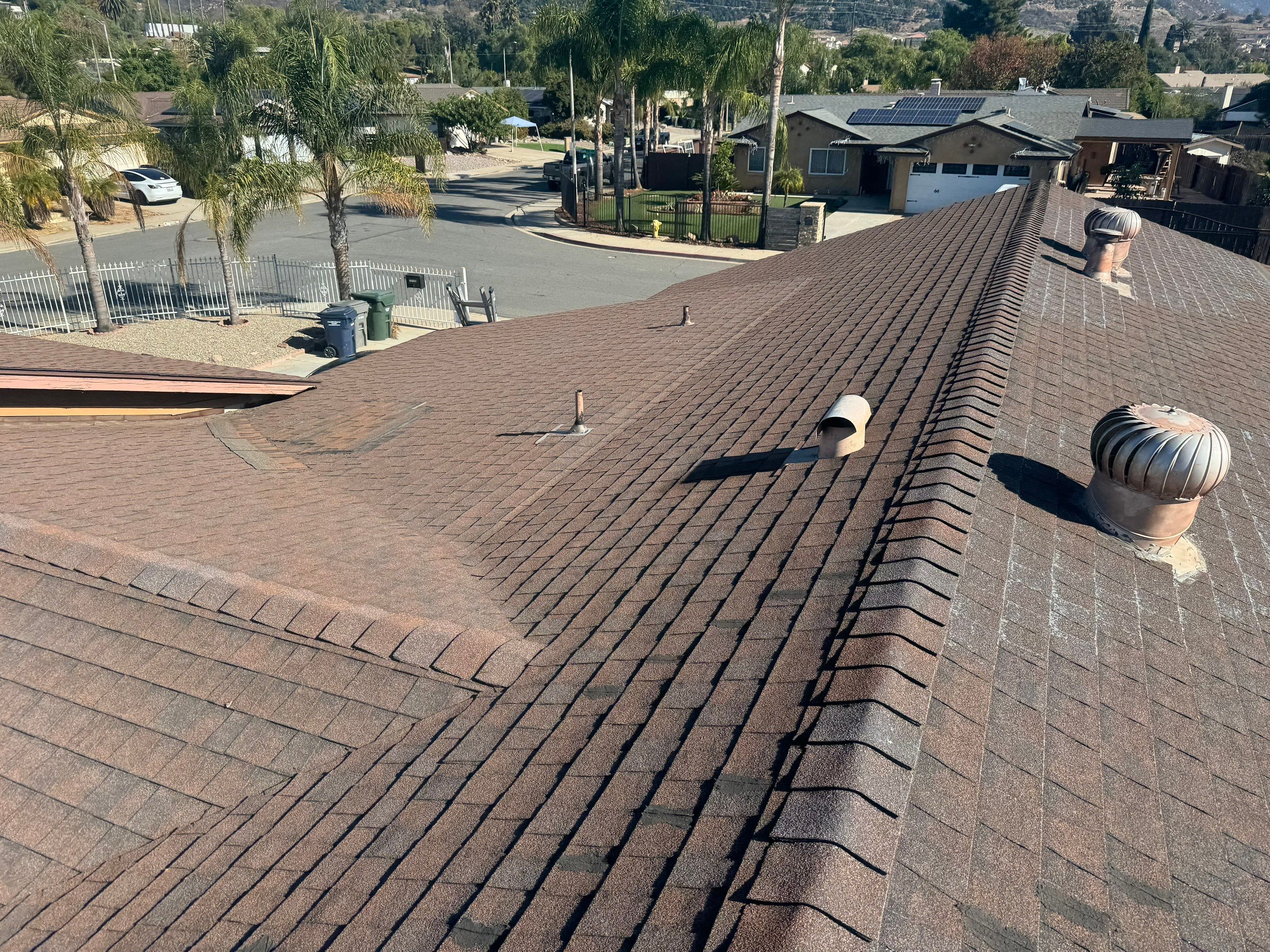 Escondido Shingle Roof Replacement & Torch-Down Patio Roof by Zenith Roofing Services 