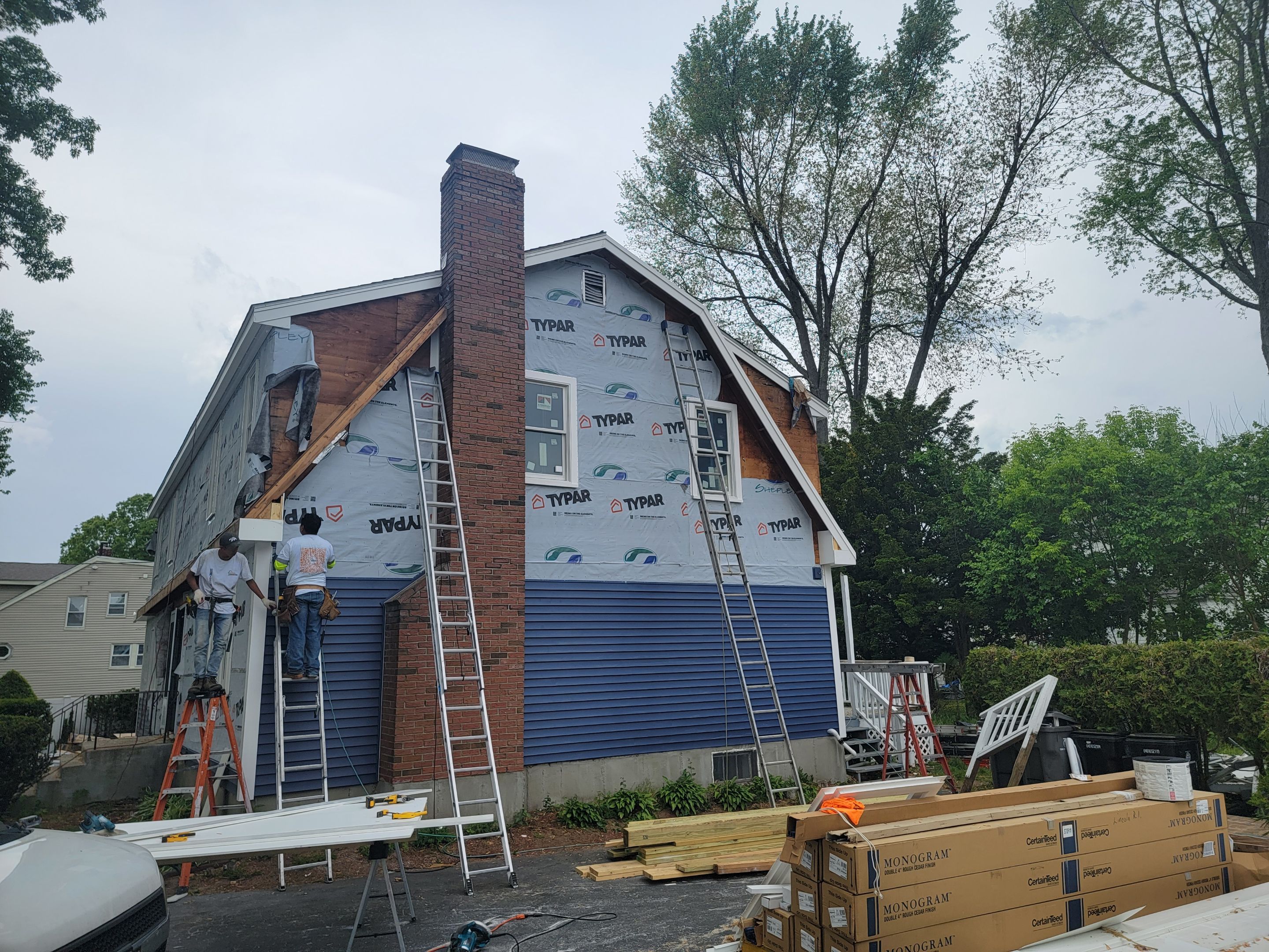 Siding Installation using James Hardie by UBrothers Construction