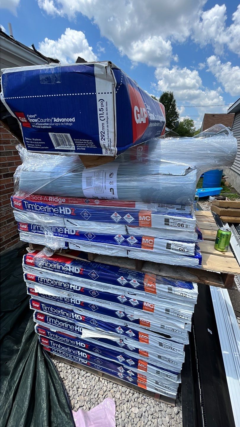 Residential Roofing Installation using GAF Timberline HDZ Charcoal by Nitro Roofing and Construction