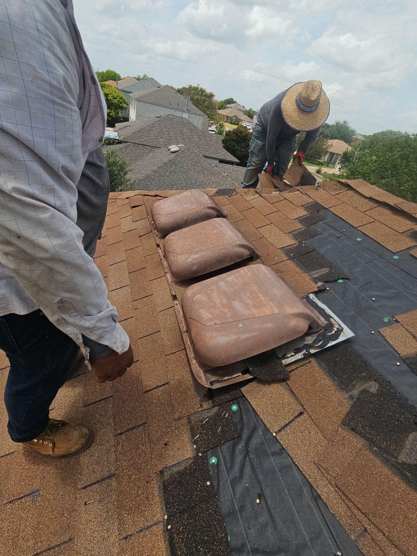 Residential Roof Replacement in Real Estate using GAF - HDZ - Hickory by Action Exteriors Austin