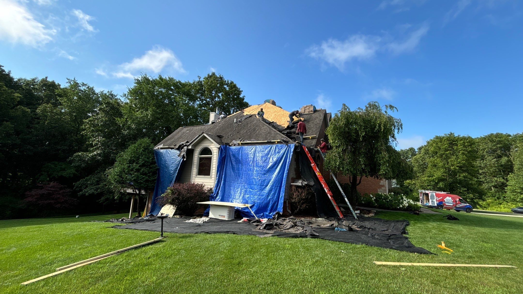 Roof Replacement using CertainTeed Landmark by 180 Contractors