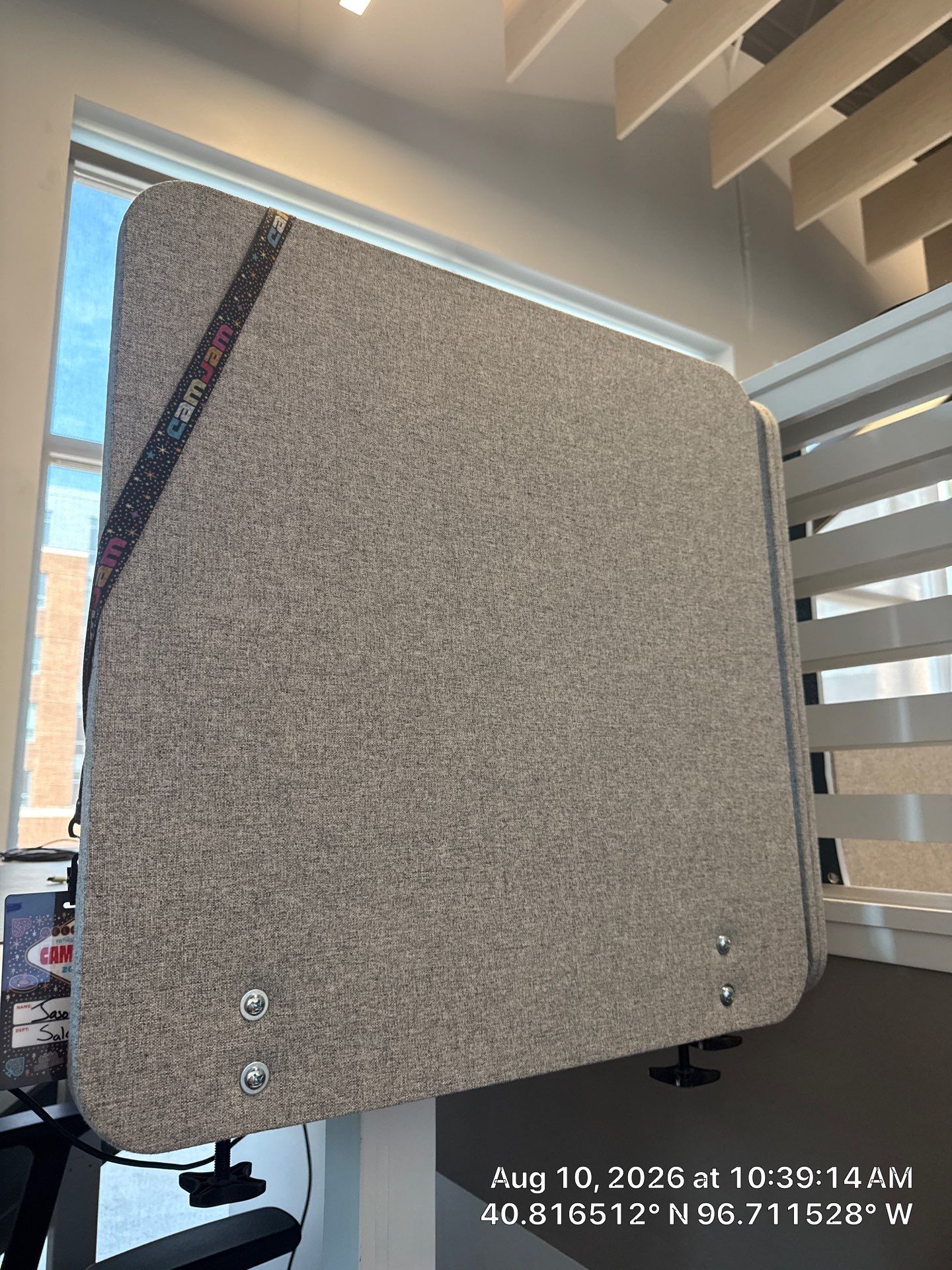 Commercial Office Remodel Featuring Acoustic Baffles and Integrated Lighting by CompanyCam Sales Demo