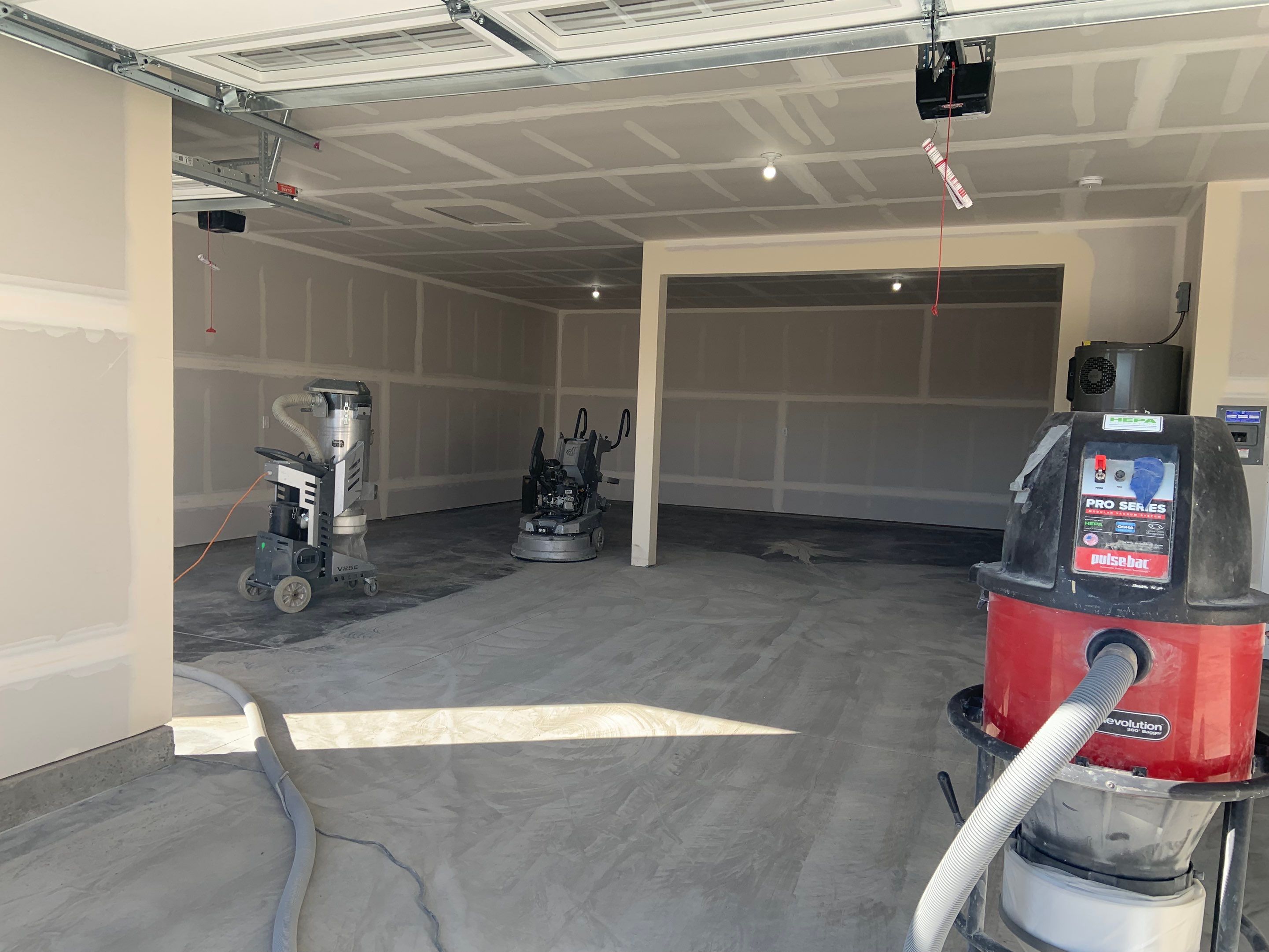 Garage Transformation using Nightfall and the Penntek Evolution System by Croc Coatings, LLC