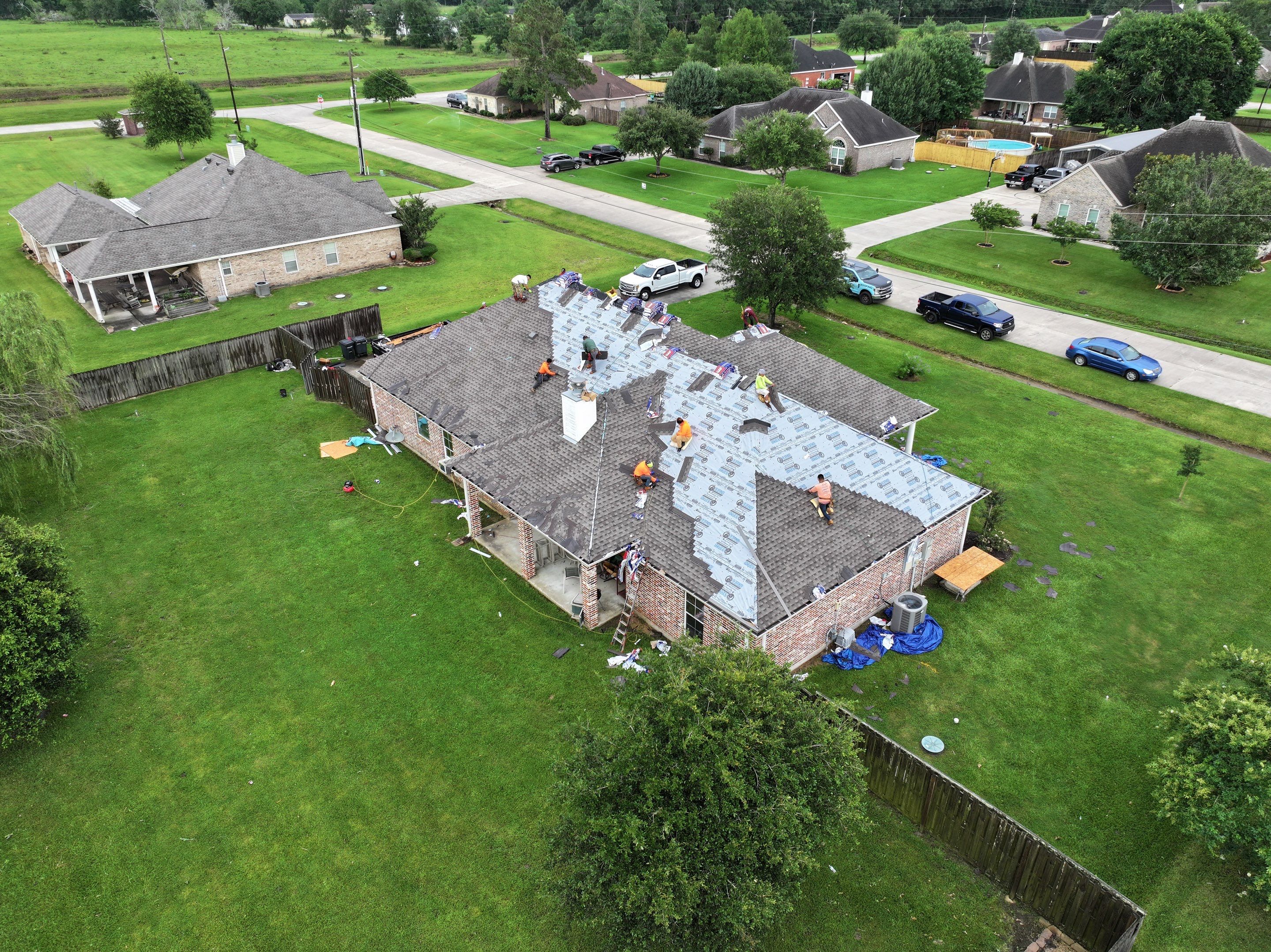 Residential Roof Replacement using GAF HDZ - Weathered Wood by Elite Roofing LLC