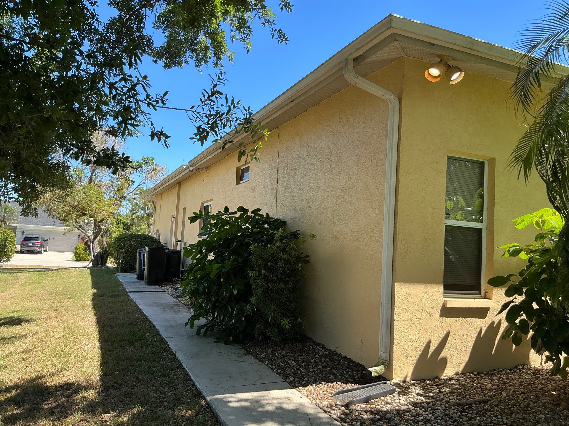 New Soffit and Fascia and Gutters in North Fort Myers FL by Gutter Professors