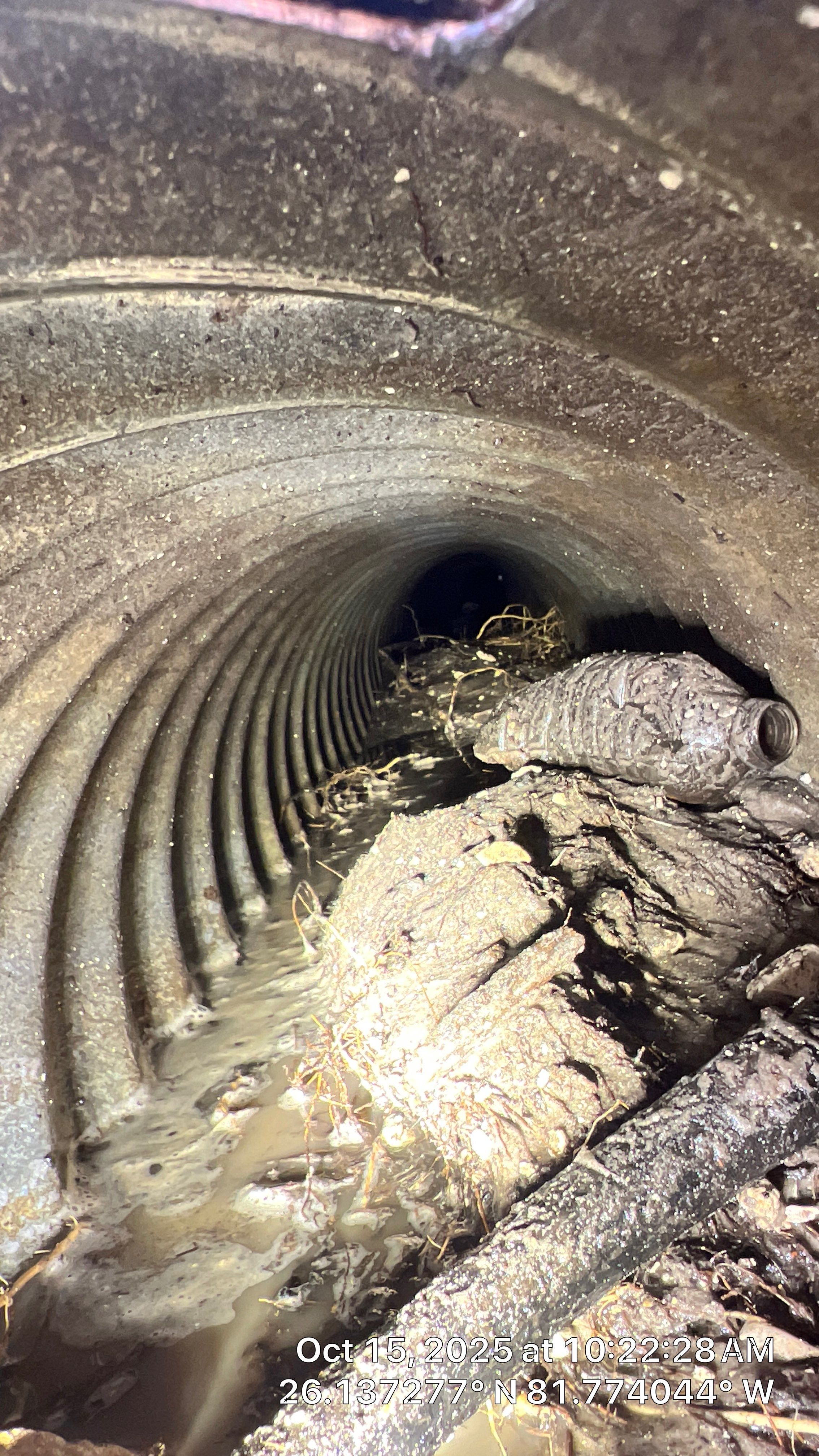 Naples Apartment Complex Culvert Cleaning by APS Power & Water
