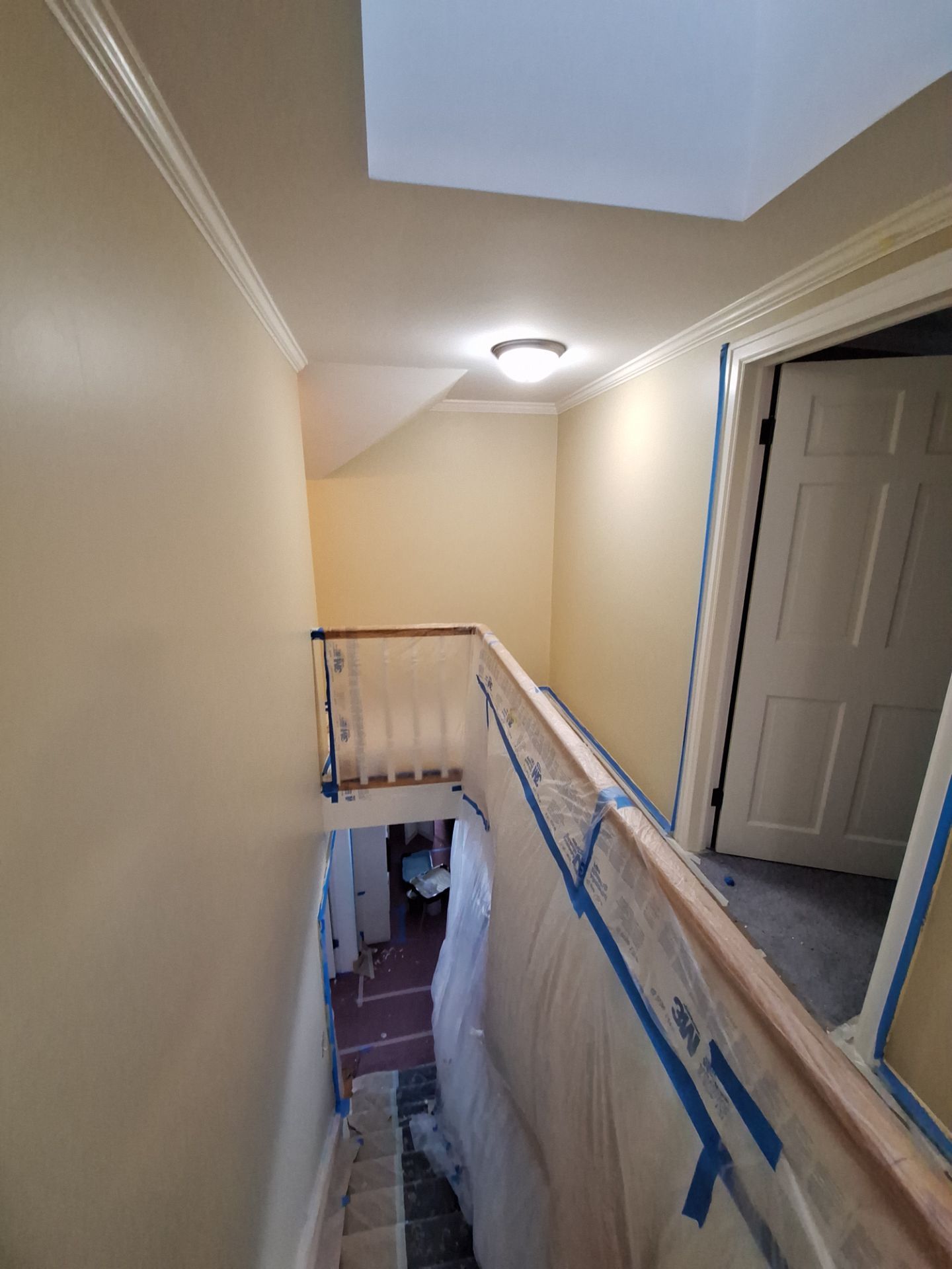 Comprehensive Interior Painting and Drywall Repairs for a North Muskegon Residence by Gordon Painting