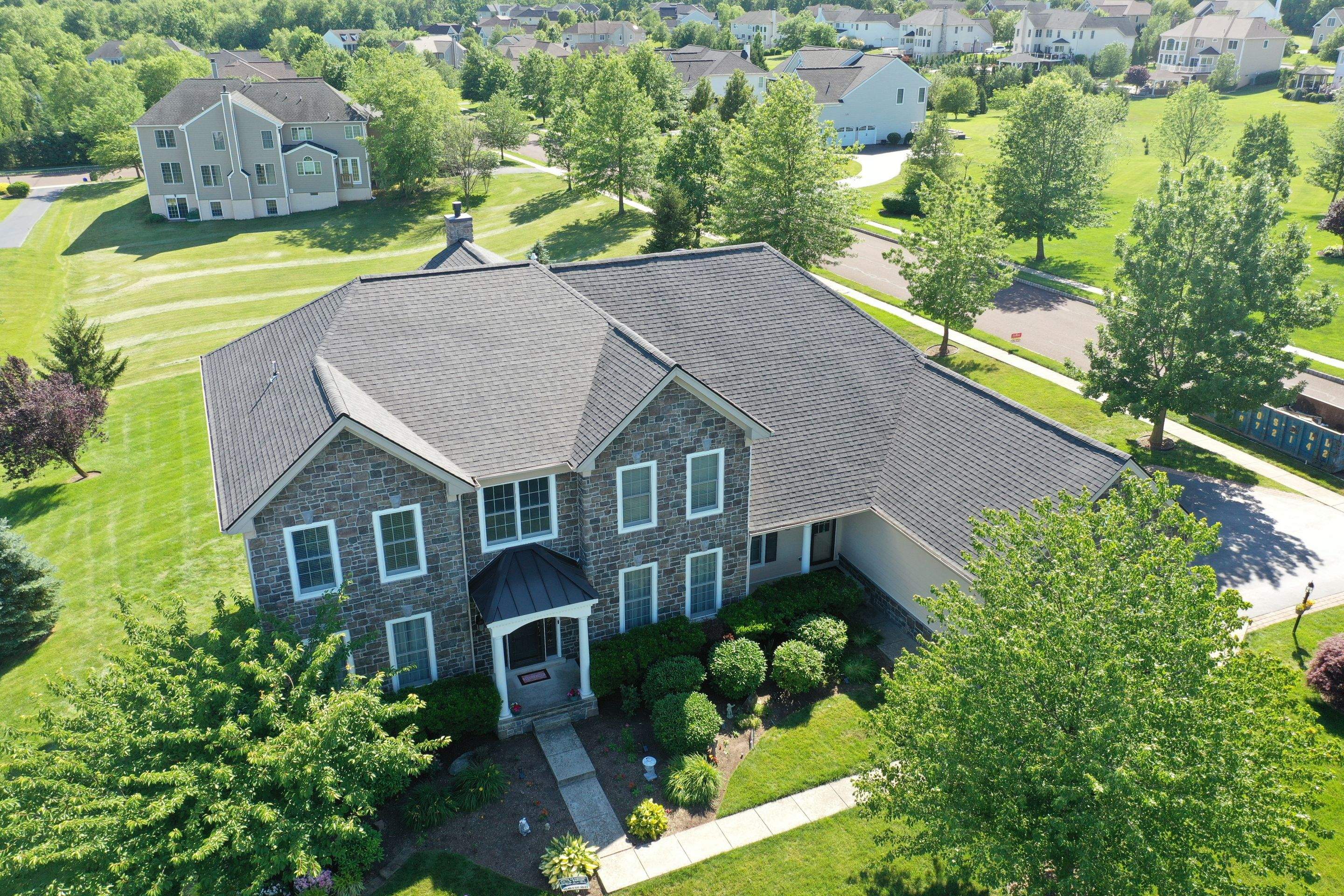 Roofing Installation using CertainTeed Landmark - Pewterwood by Storm Guard of Ches-Mont PA