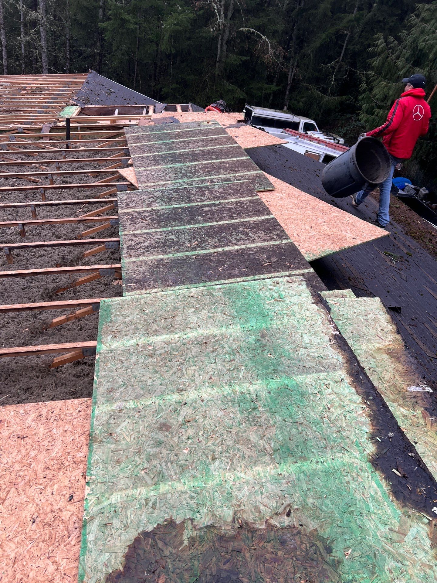 Residential Roofing Installation using GAF HDZ Shingles by Roofing Formula LLC