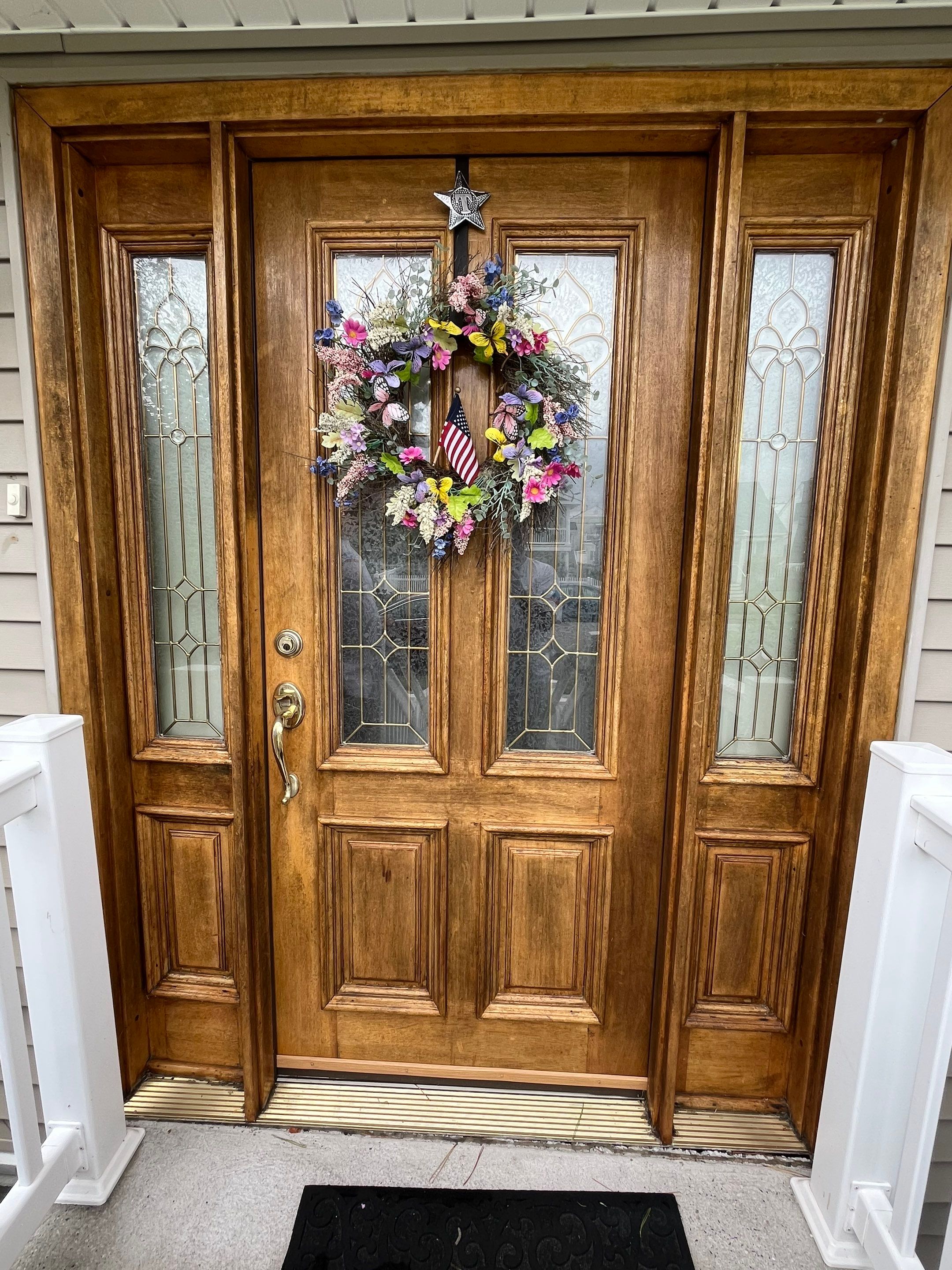 Front Door Varnishing by FreshCoat Works LLC