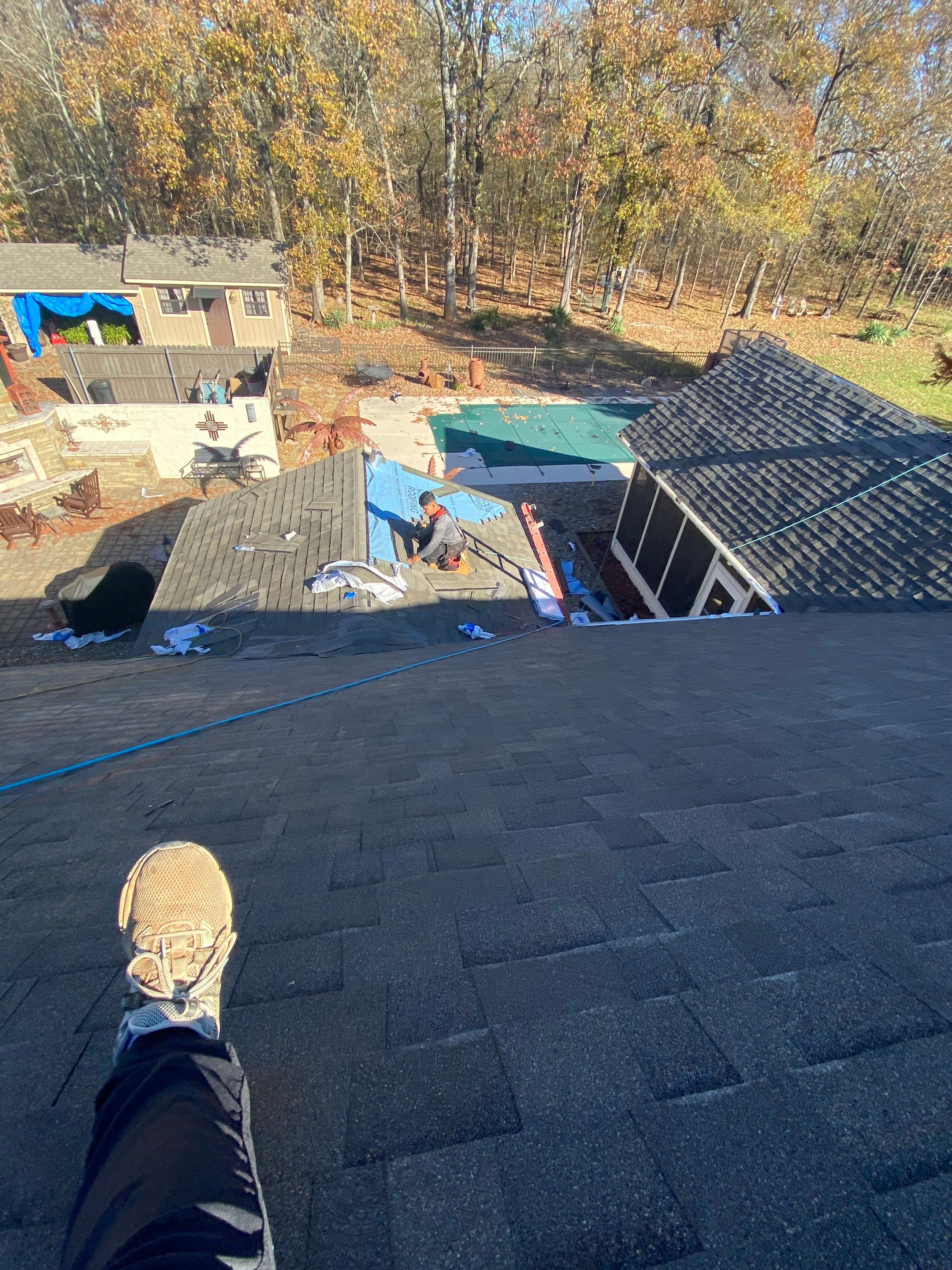 Residential Roofing Repair using Malarkey Vista: Weathered Wood  by Hostetler Roofing