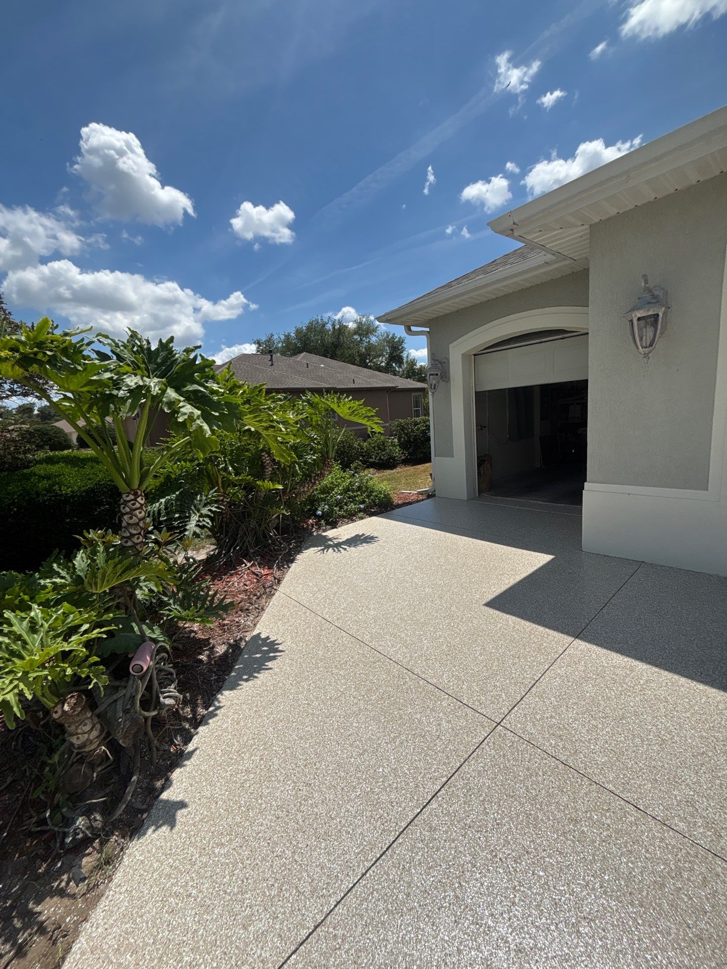 Driveway, Sidewalk & Porch in TrailMix (Torginol) by Innovative Concrete Coatings 