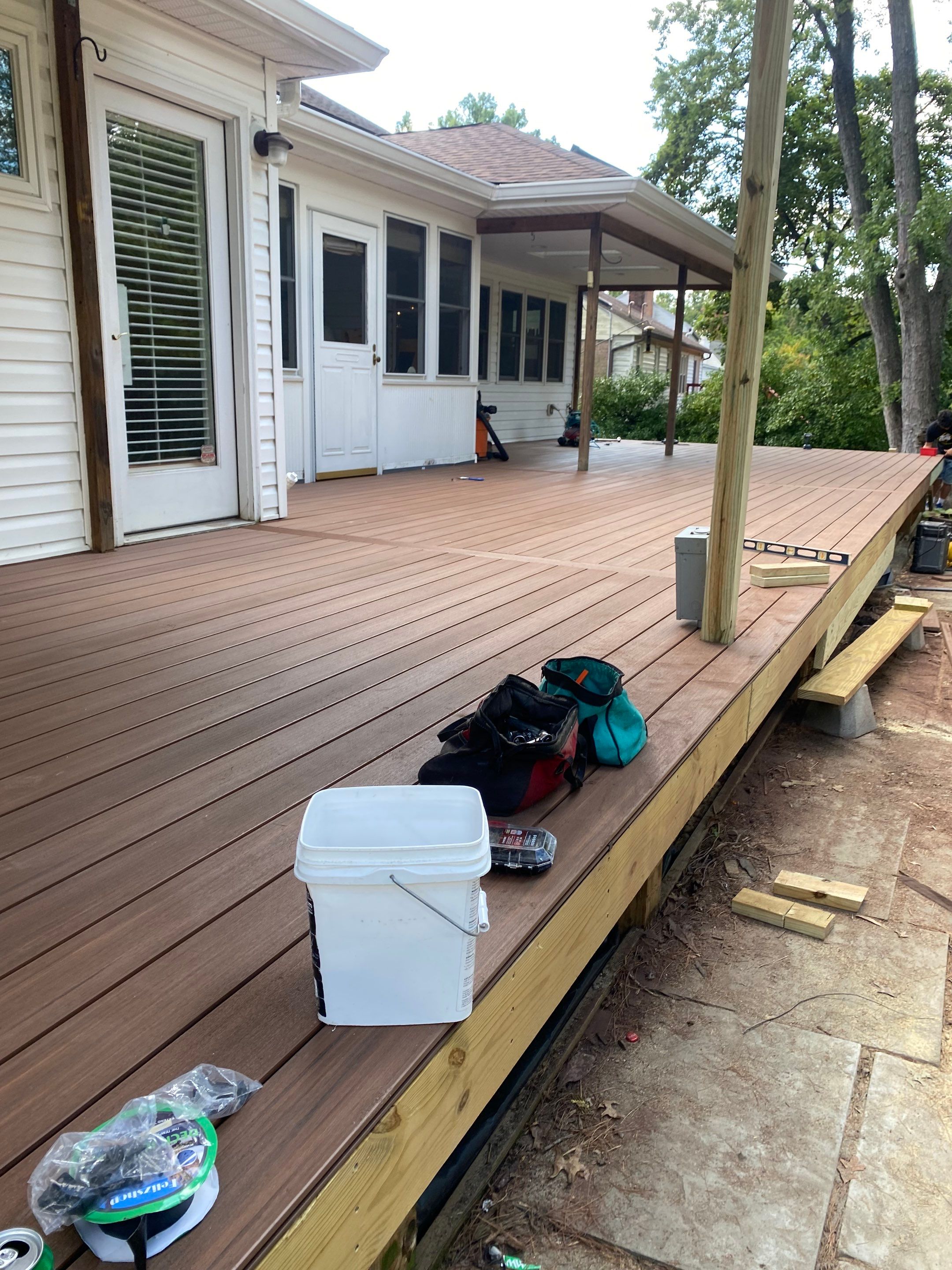 Deck Transformation using Timbertech & Azek by The Smet Companies, LLC