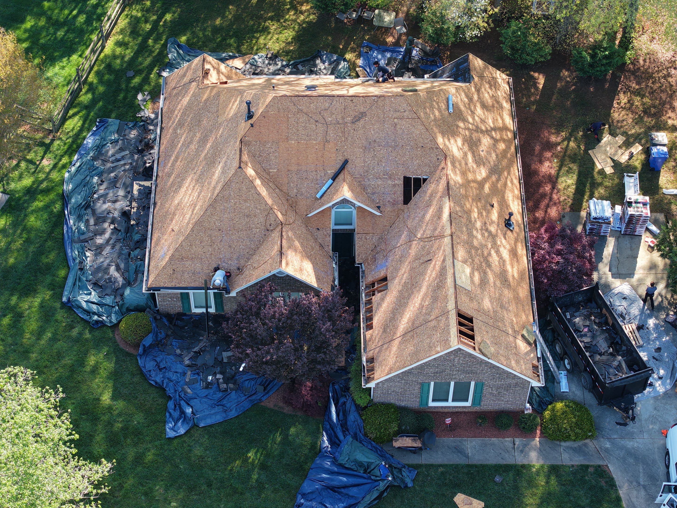 Residential Roofing Installation using TAMKO TITAN XT Rustic Black by RISE Roofing & Restoration, LLC