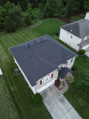 Roof replacement by hail and wind damage
