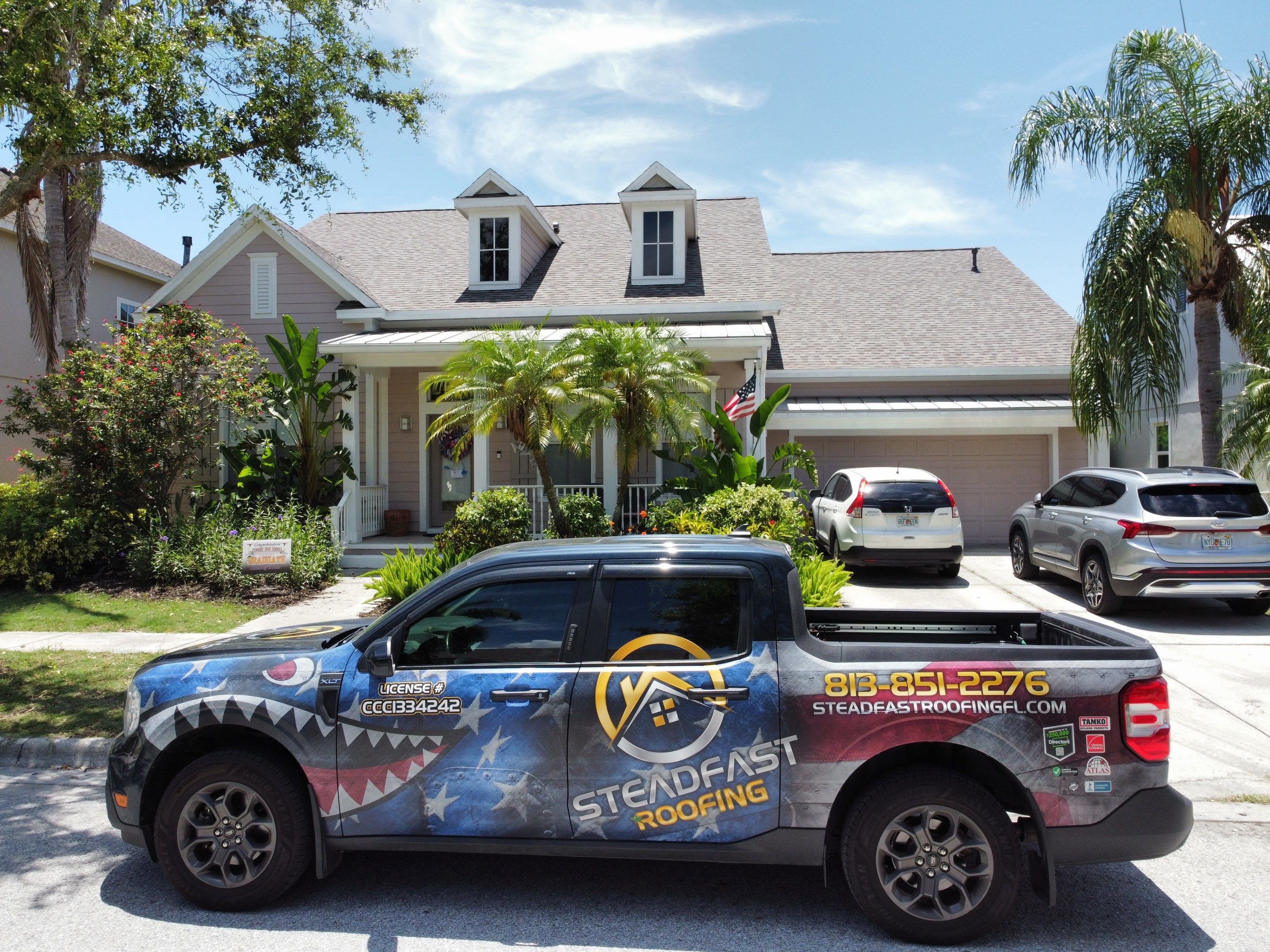 Roof Replacement in Apollo Beach, FL. by Steadfast Roofing