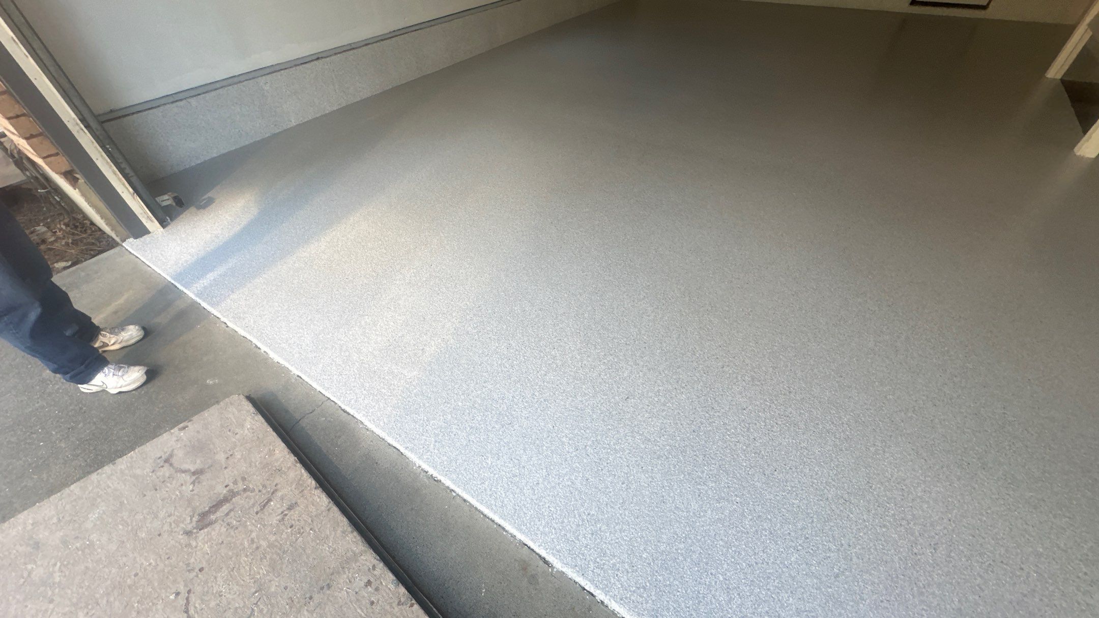 Garage Remodel using Ash Hybrid by Croc Coatings, LLC