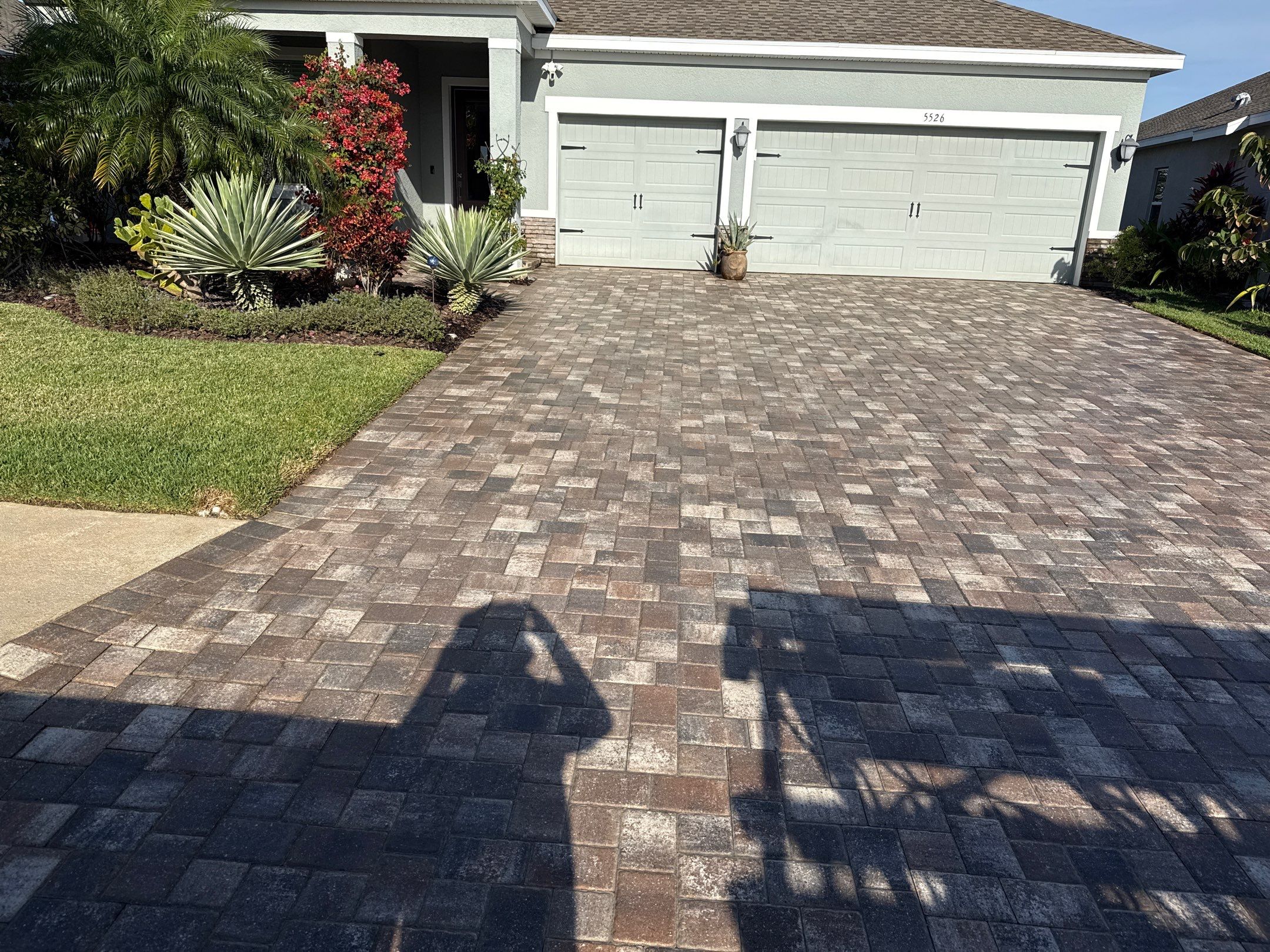 One-Story House Wash & Driveway Cleaning in Trevesta – Palmetto, FL by Sunshine AquaWash
