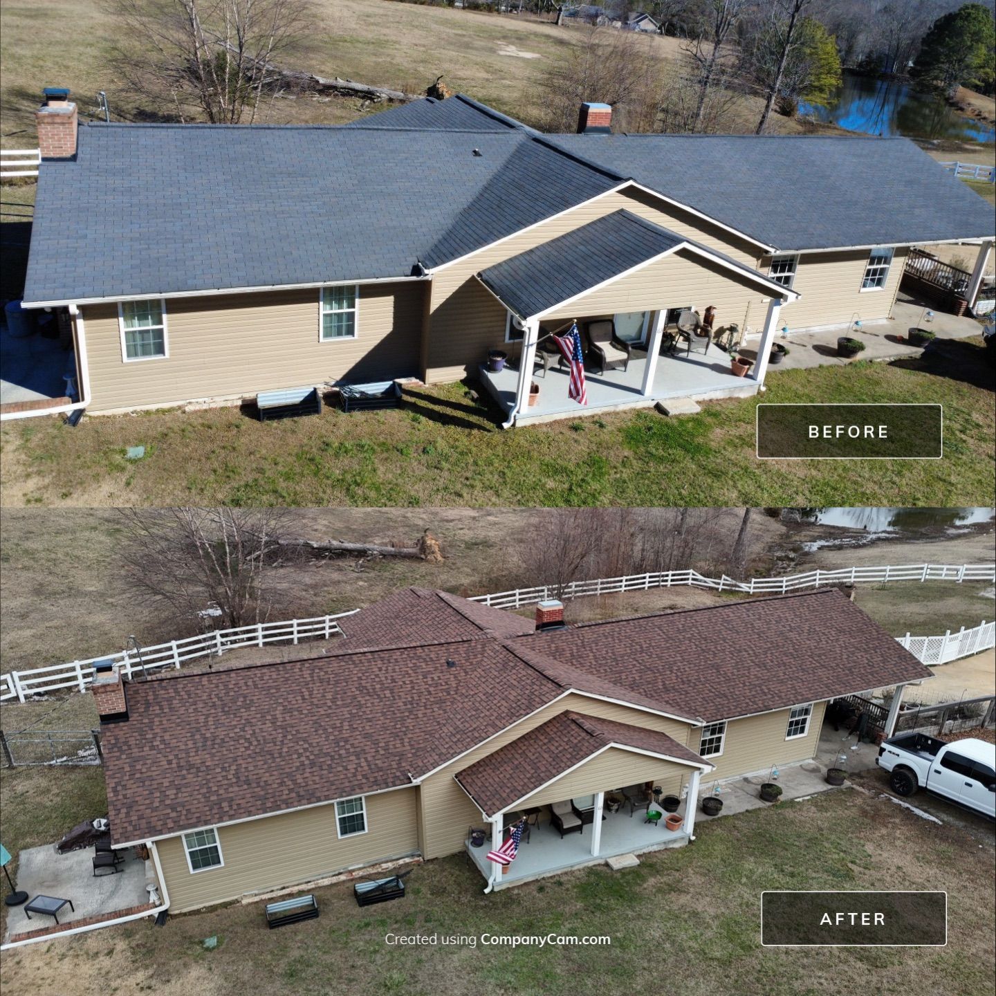 Roof Replacement in Liberty, SC | CertainTeed Landmark Burnt Sienna Architectural Shingles