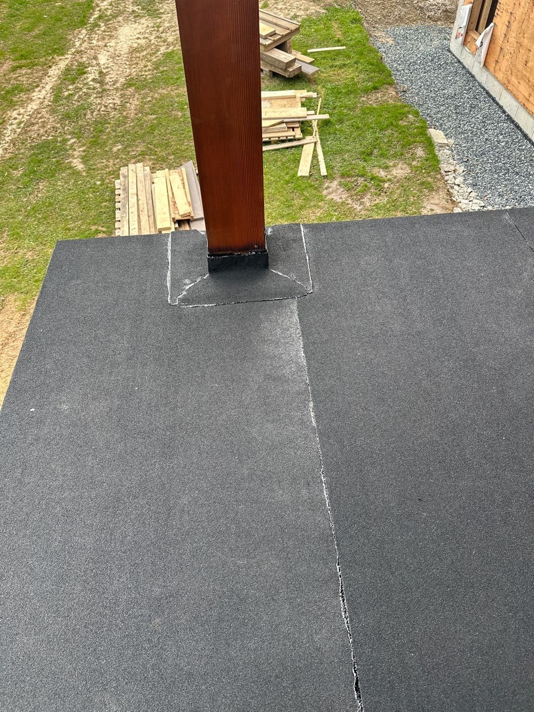 Residential Roofing Installation using GAF Charcoal HDZ by Top Notch Roofing Inc