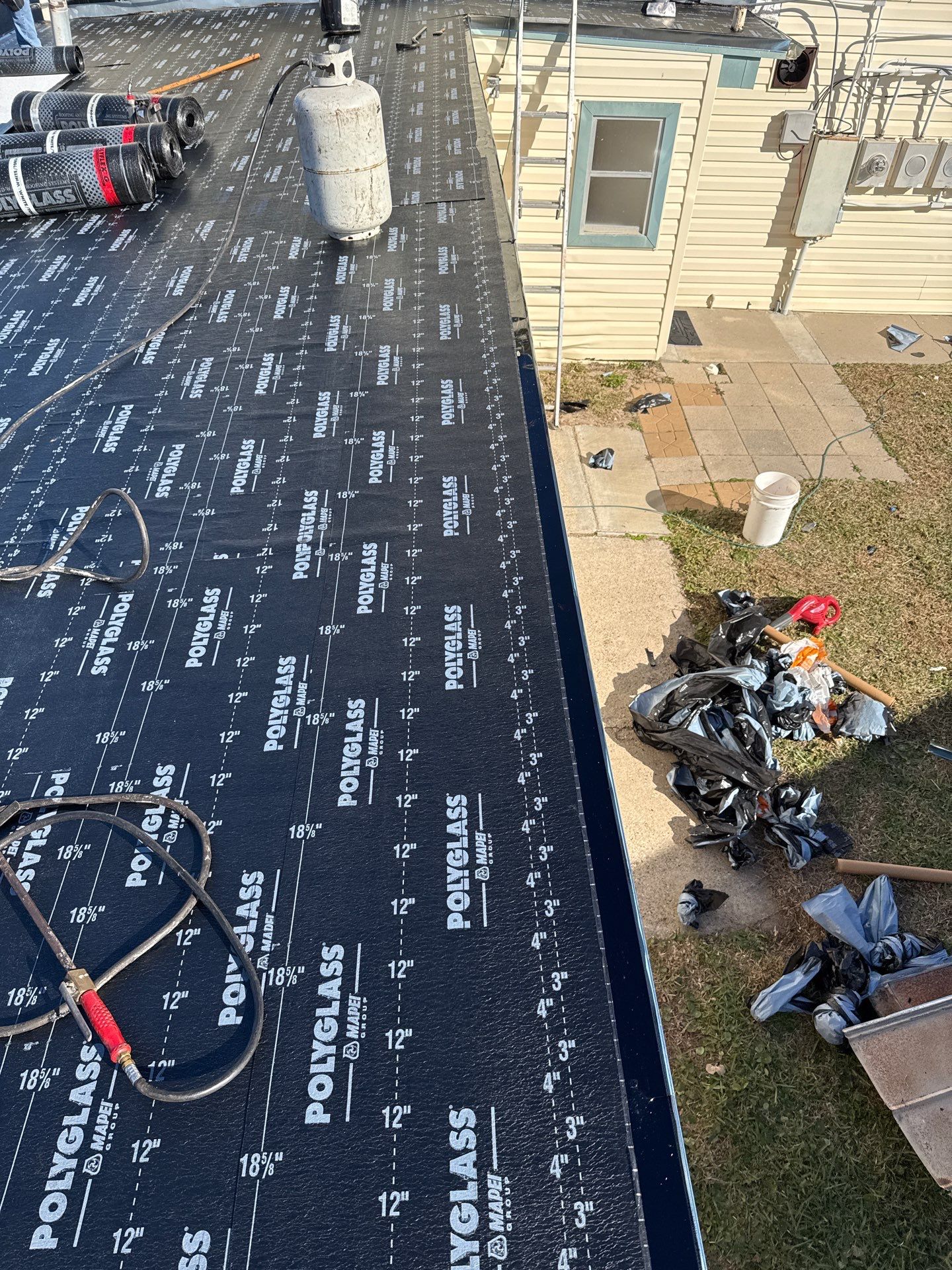 Mustang Island Flat Top by Bayfront Roofing and Construction