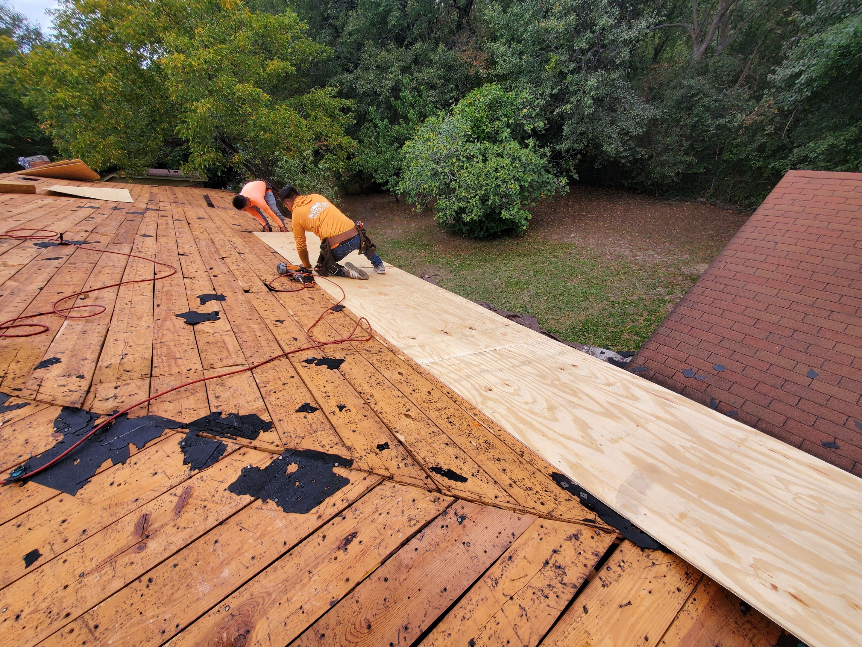 Residential Roofing Installation using Owens Corning by Inspector Roofing and Restoration