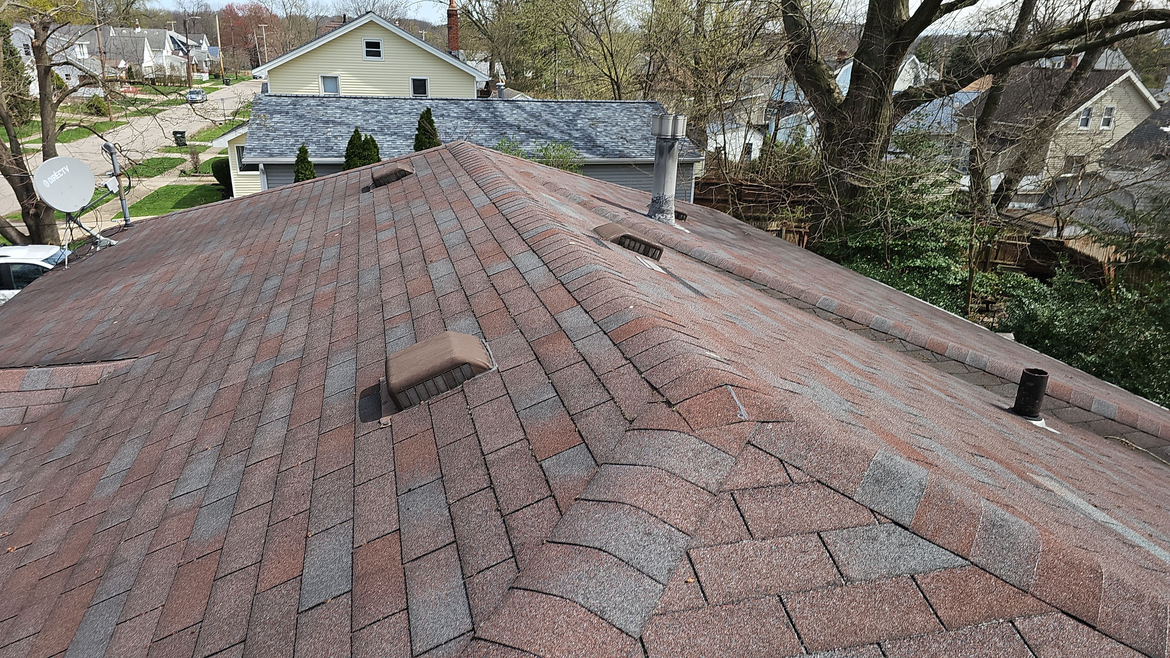 Atlas Pinnacle, Color, Coastal Granite, Drip Edge, Color, Black by Eagle Eye Roofing
