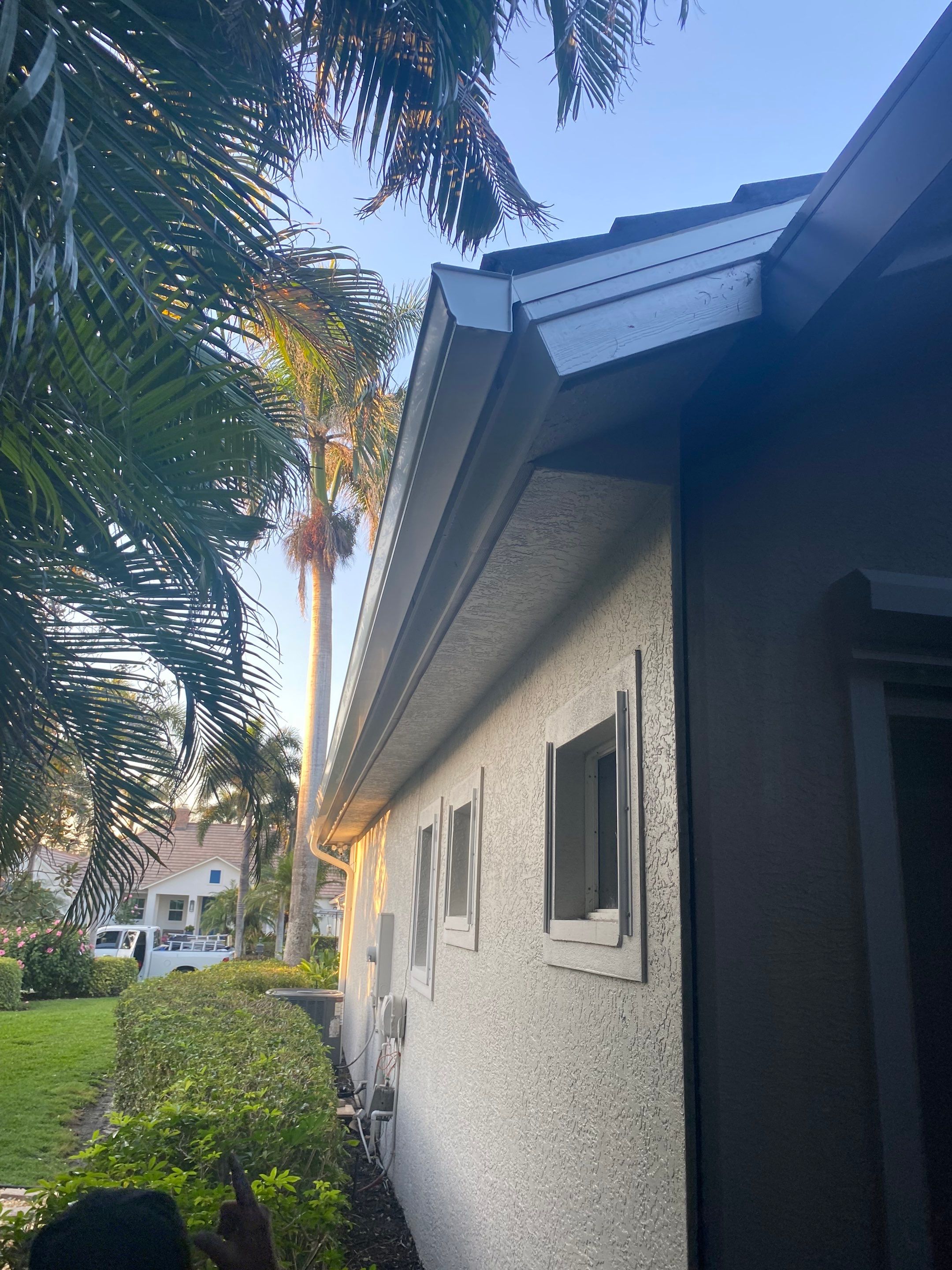 7-Inch Seamless Gutters for Luxury Homes in Naples FL by Gutter Professors