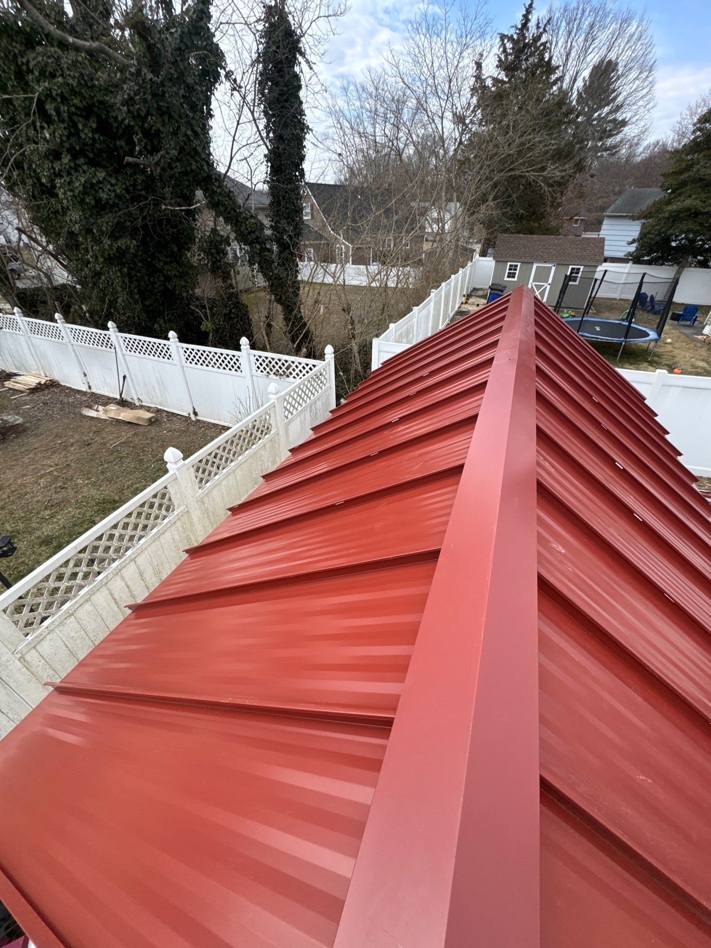 Colonial Red Standing Seam by Reimagine Roofing