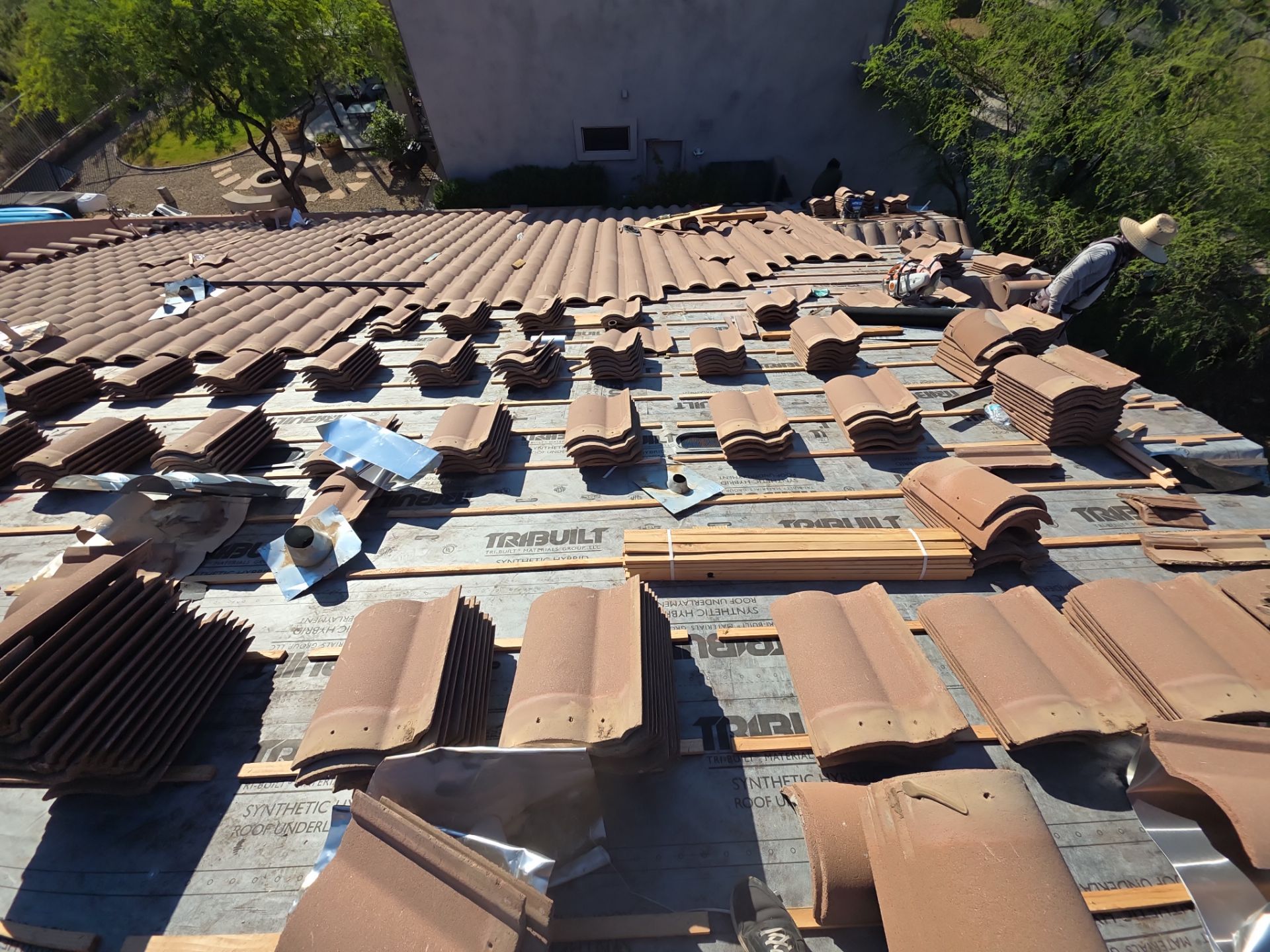 Tile Reset using Concrete Tiles in Gold Canyon by Weather-Tite Roofing