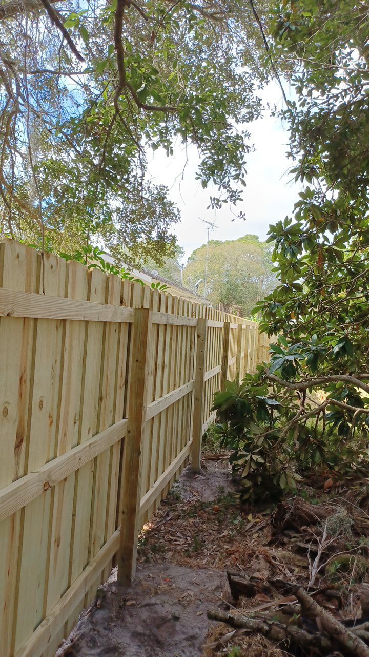 North Port, FL 6ft. Tall Treated Board on Board Privacy Fence by Asap fence and gates, LLC