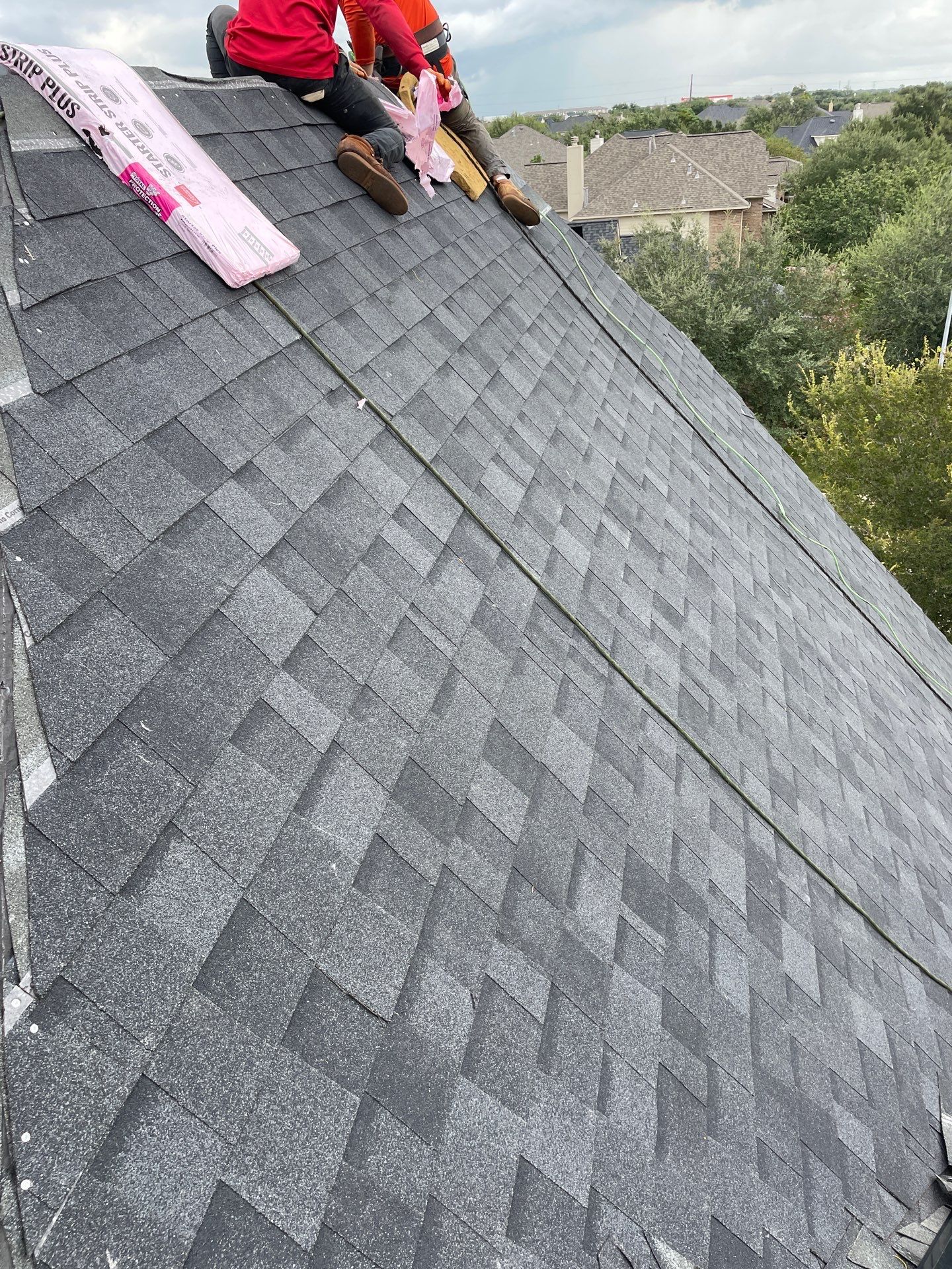 Residential Roofing Installation using Owen's Corning Duration (Lifetime) Shingles by Roof Repair Company