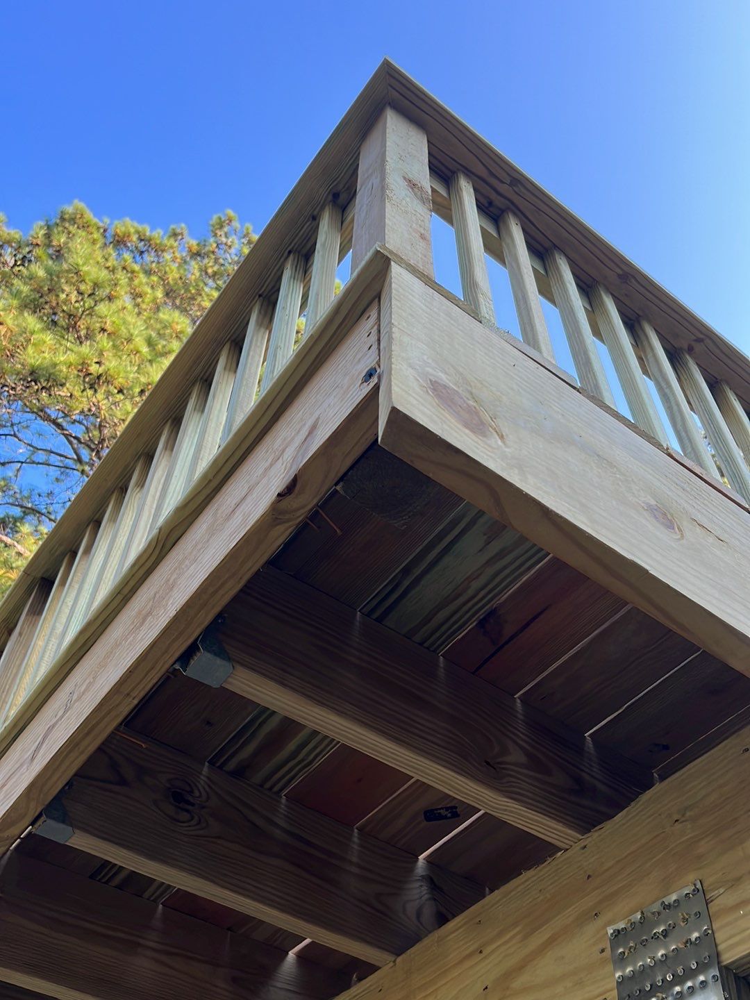 Split Rail Trail - Deck Installation  by Pillar and Pine