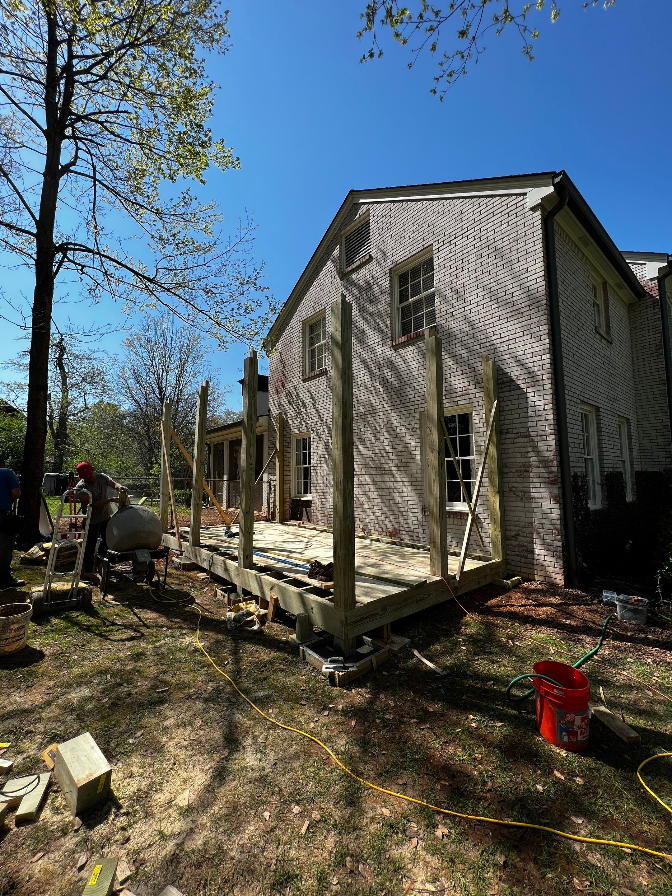 Custom Two-Story Deck and Screened Porch Addition in Marietta by Swift Home Renovations