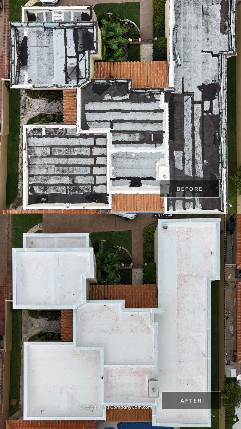 Flat Roof Replacement by JM Flores Roofing & Construction, Inc