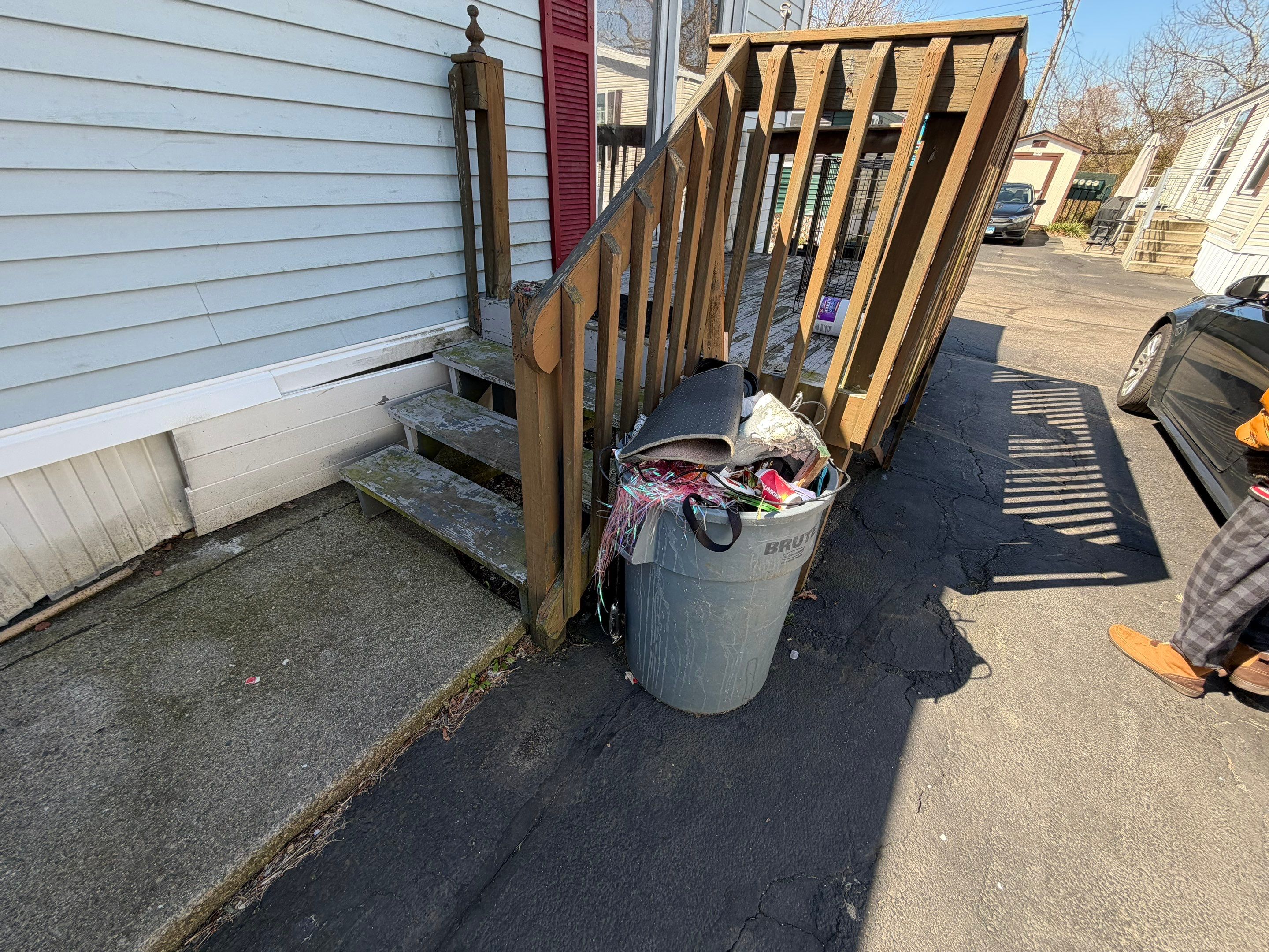 Mobile Home Property Cleanout in Groton, CT by Diamond Image LLC