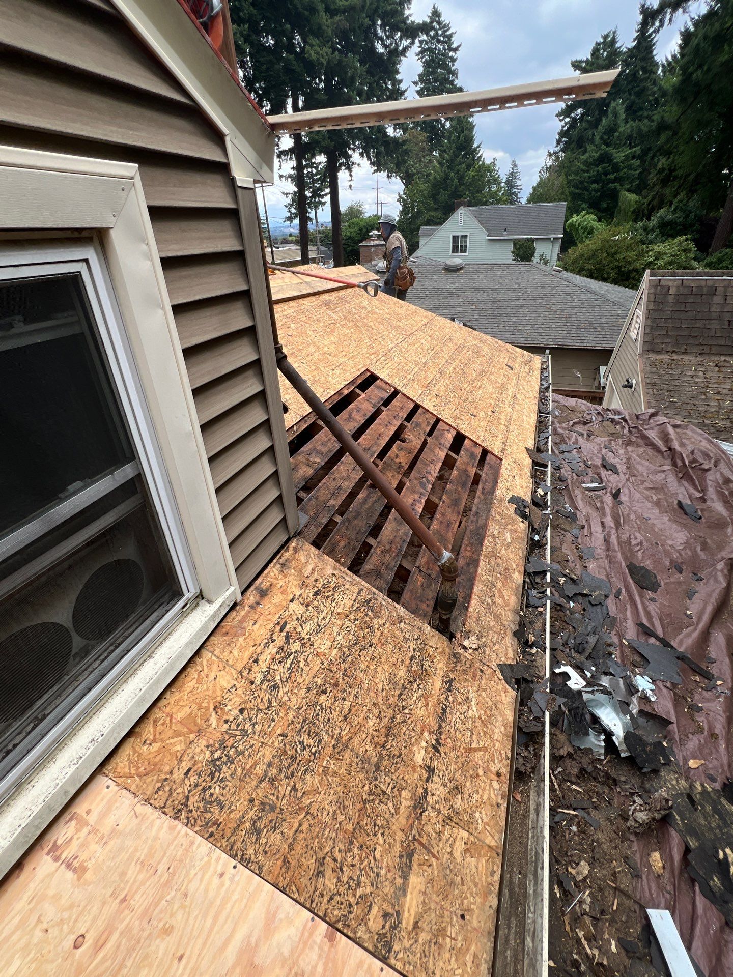 Project in Portland by Tom Leach Roofing