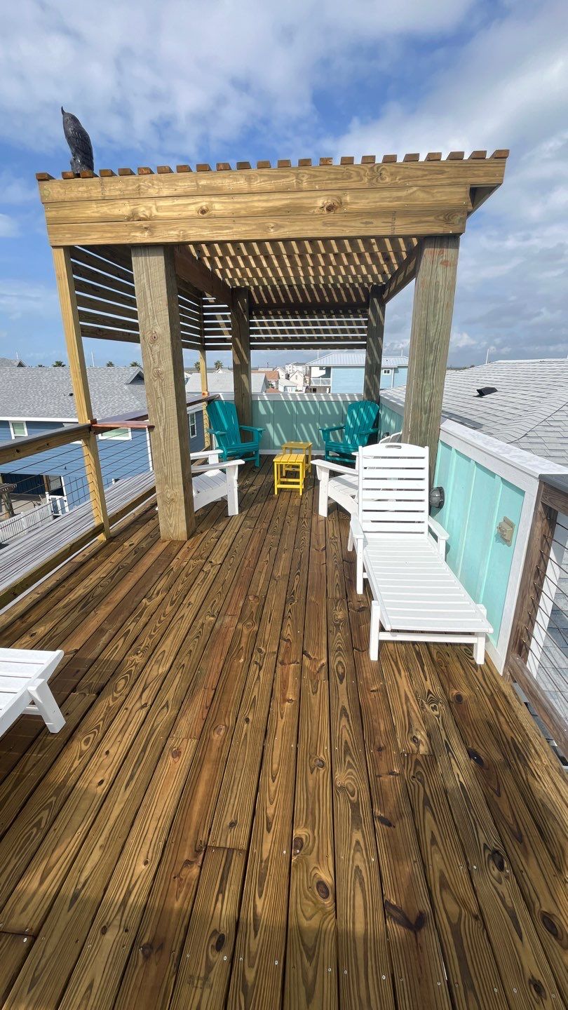 Roof Top Clubhouse on the Beach by Bayfront Roofing and Construction