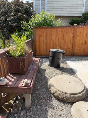 Tacoma Custom Composite Deck and Hot Tub Surround with Retaining Wall by Emerald City Energy 