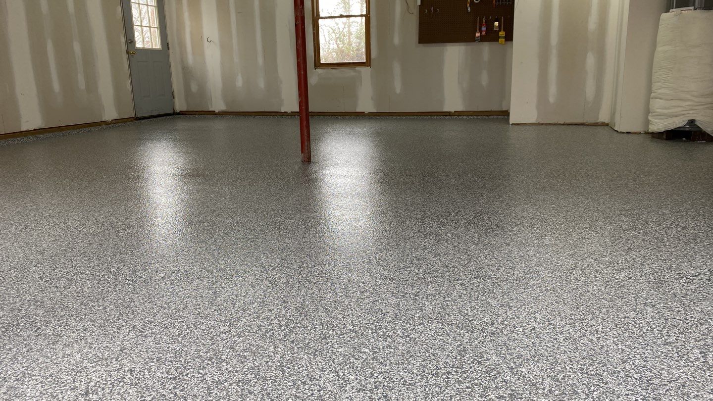 Ryan B. gets a new garage floor in Banner Garage Stonehenge! by Banner Garage
