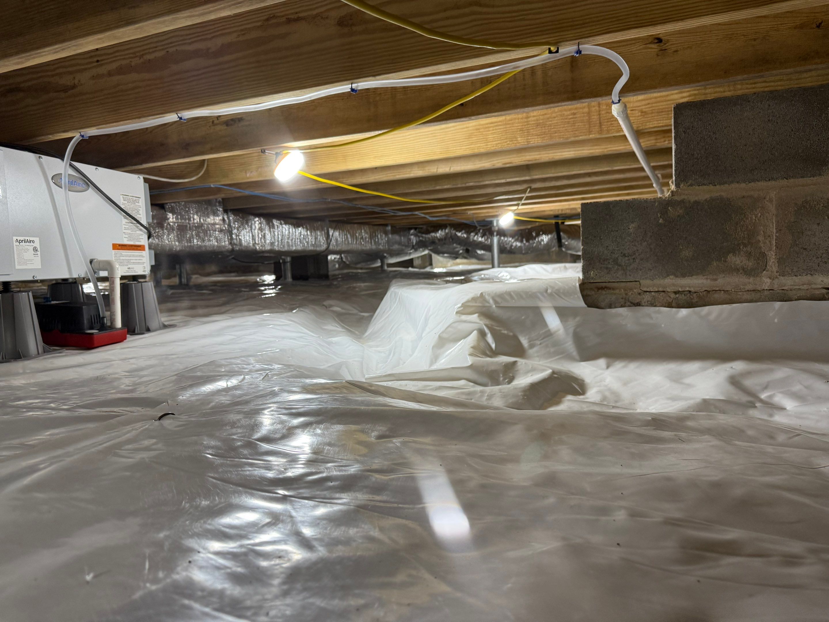 Project in Carrsville by Patriot Crawl Space Repairs