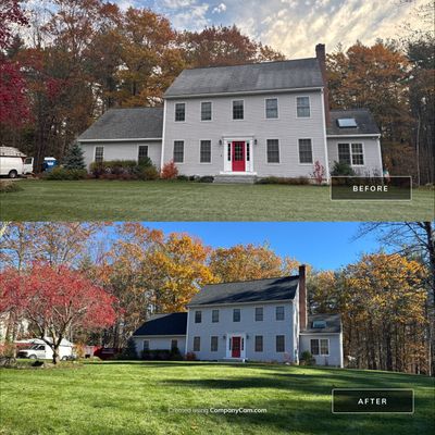 Roof Replacement in Brentwood, NH | Onyx Black Owens Corning Duration Shingles
