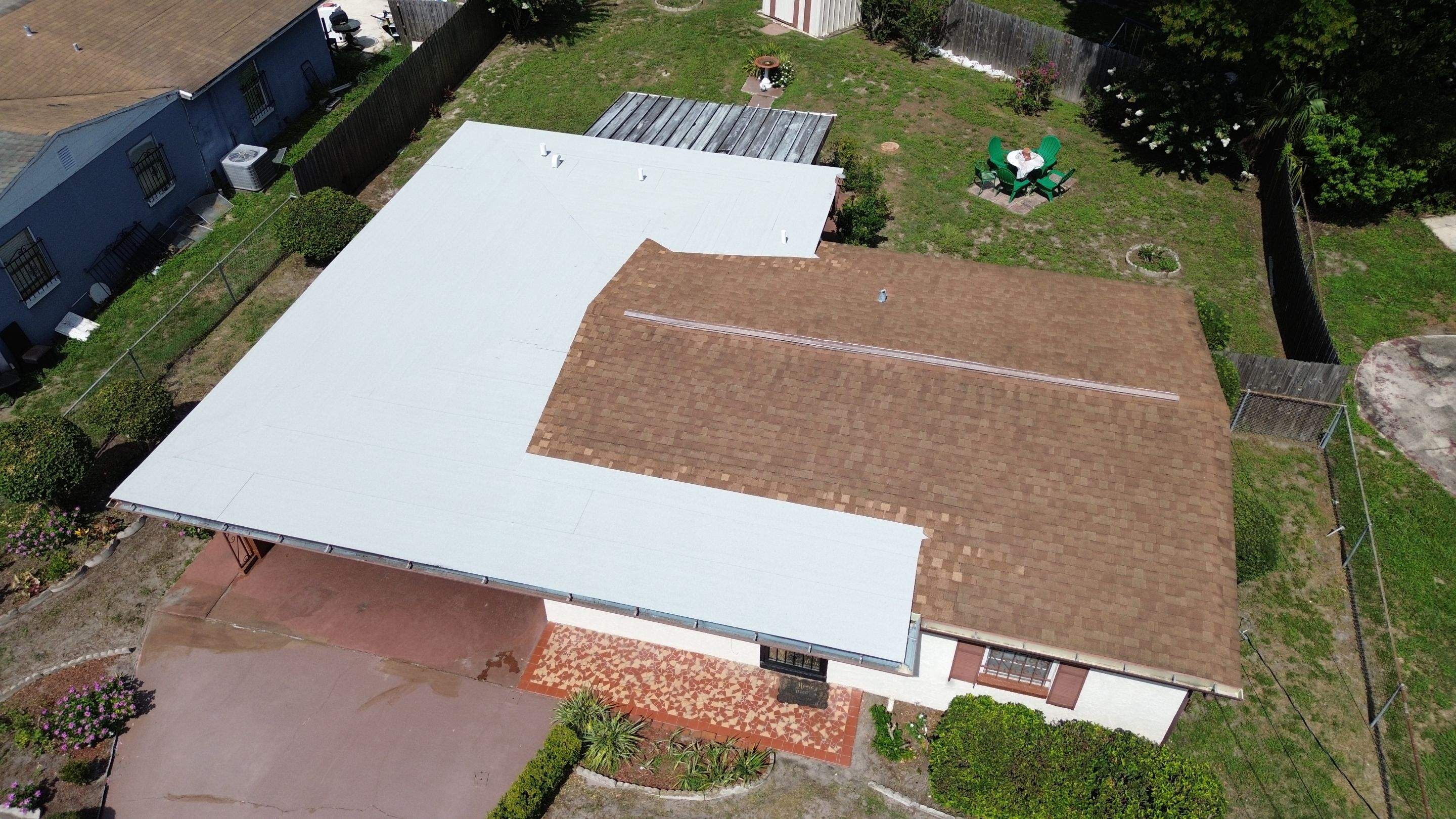 Residential Reroof in Orlando FL by Gold Key Roofing