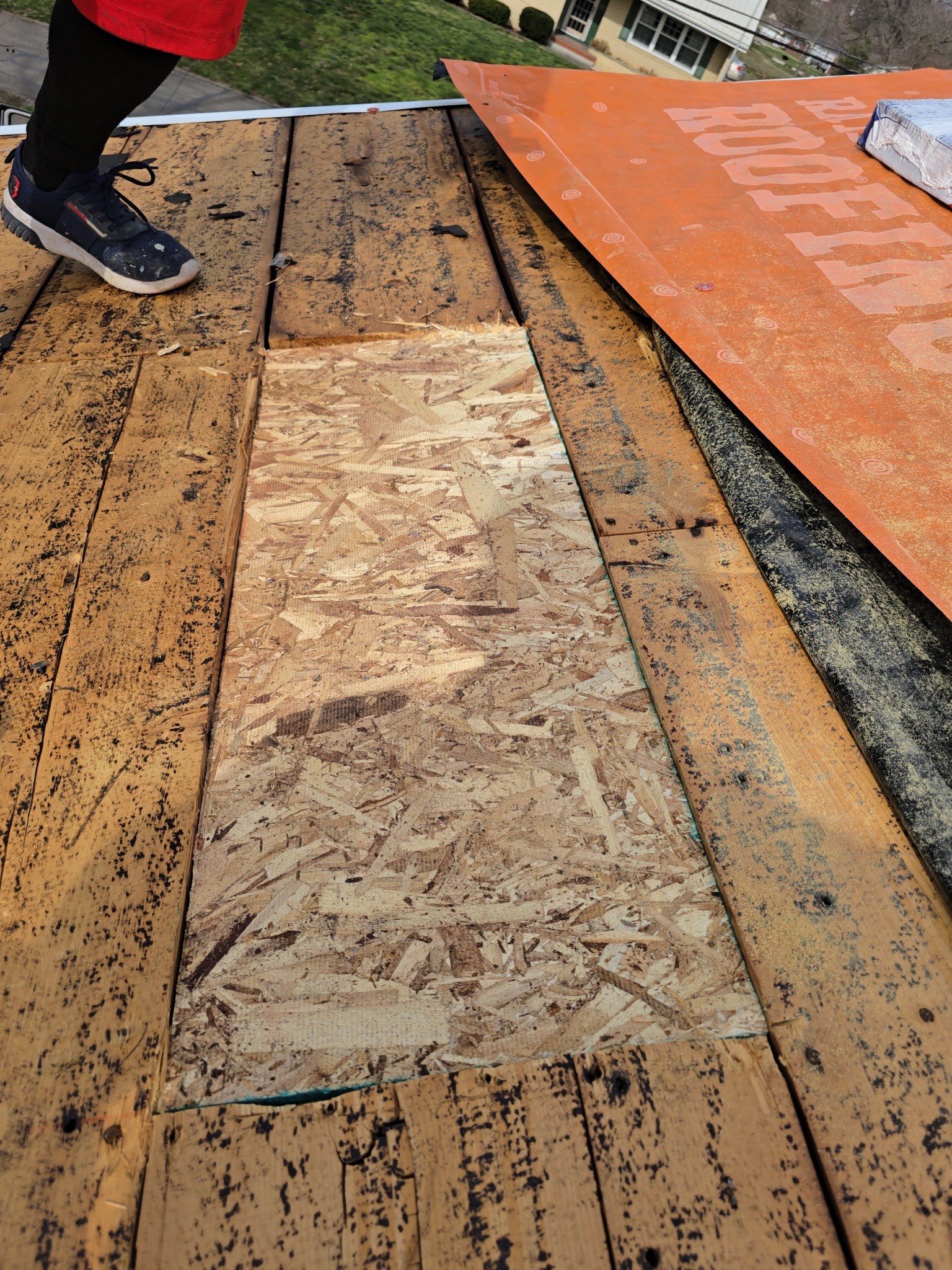 Residential Roofing Installation using GAF TImberline HDZ Hickory by Rainstoppers Roofing